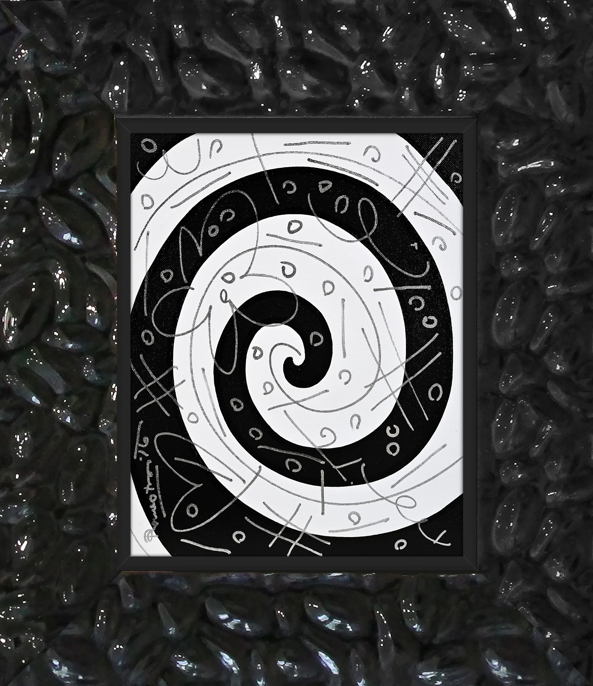 HAPPINESS COLLECTION (SWIRL) -  Original Painting - Image 8