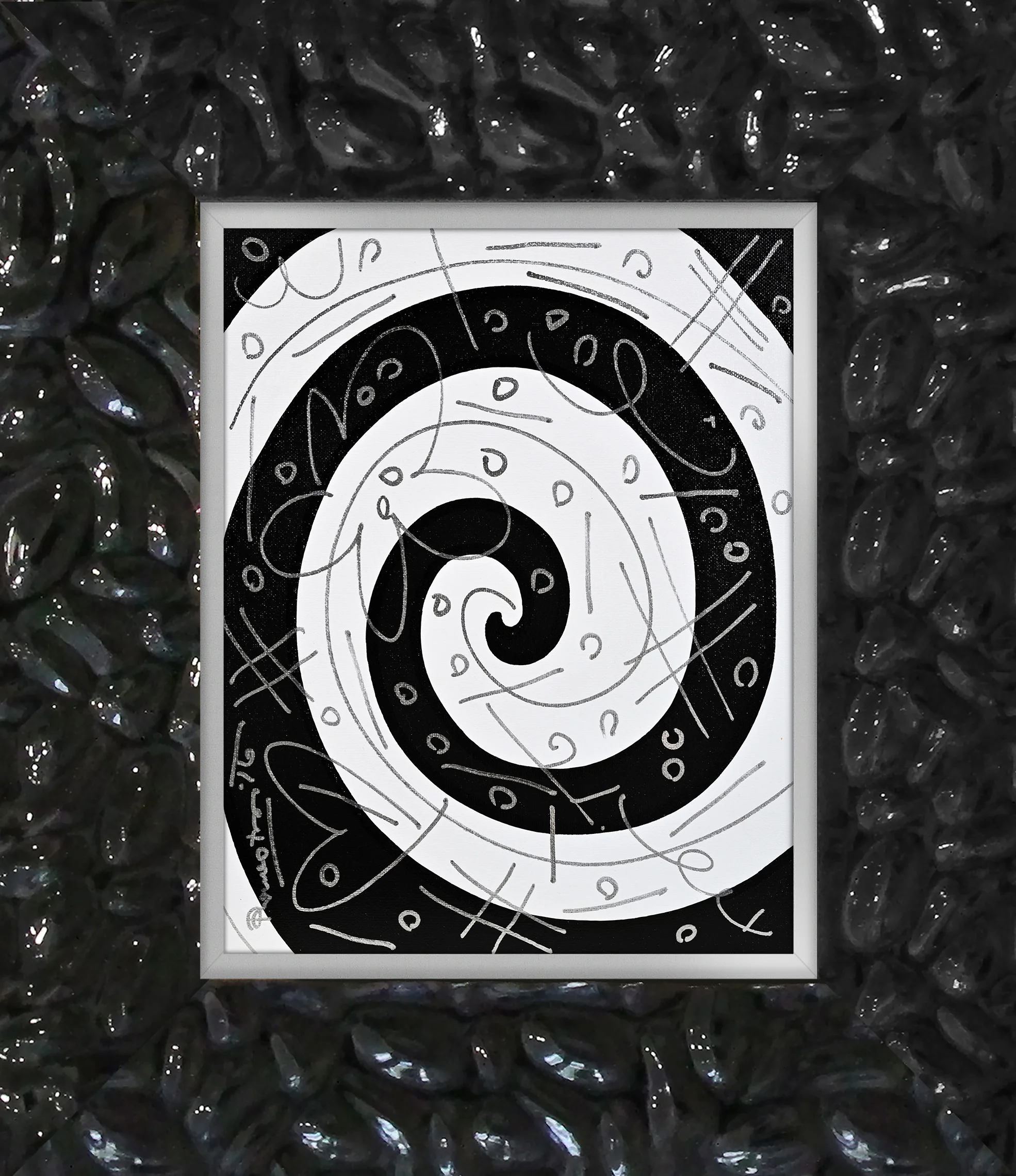 HAPPINESS COLLECTION (SWIRL) -  Original Painting - Image 9