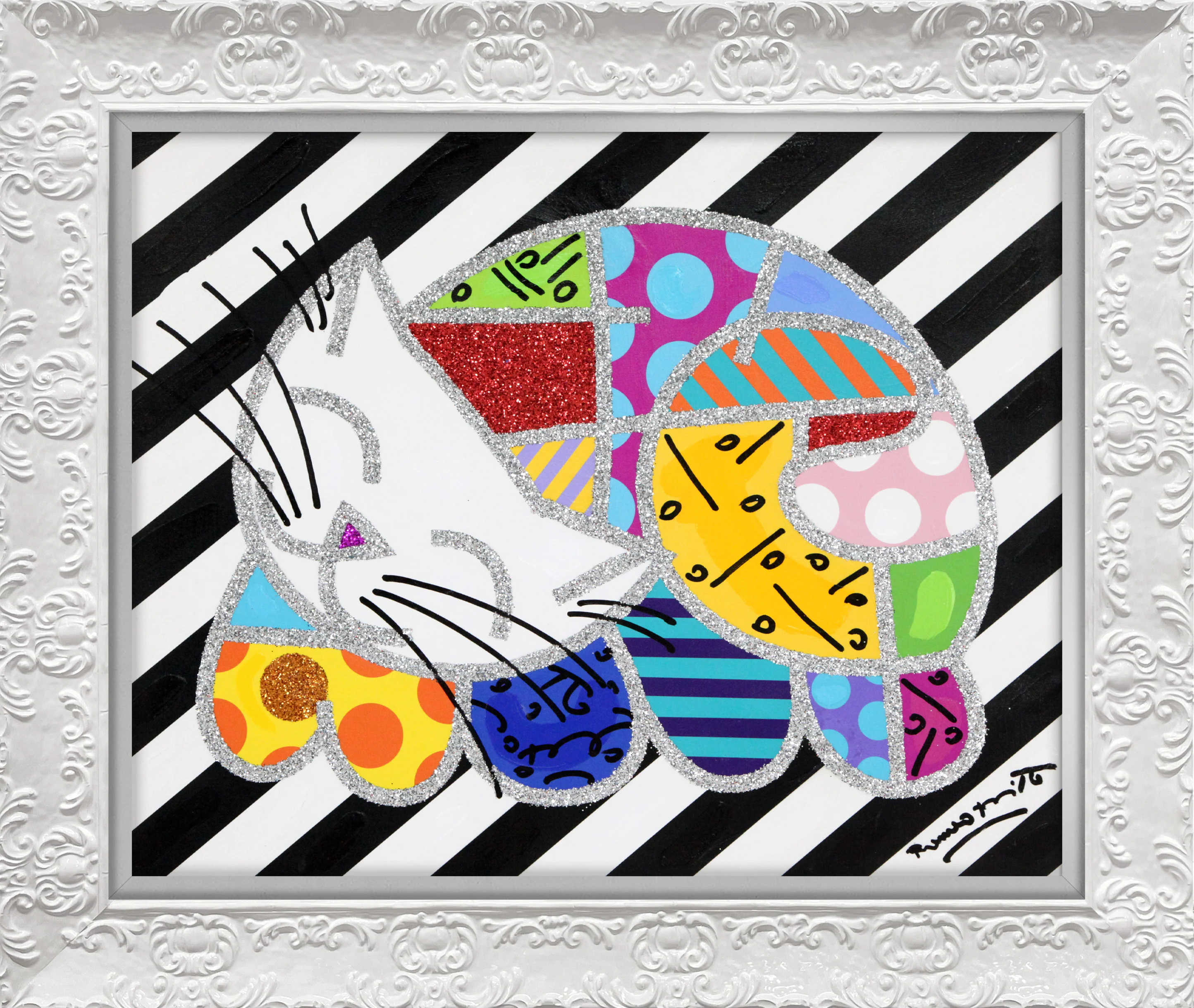 Happy Cat - Mixed Media Original - Image 15