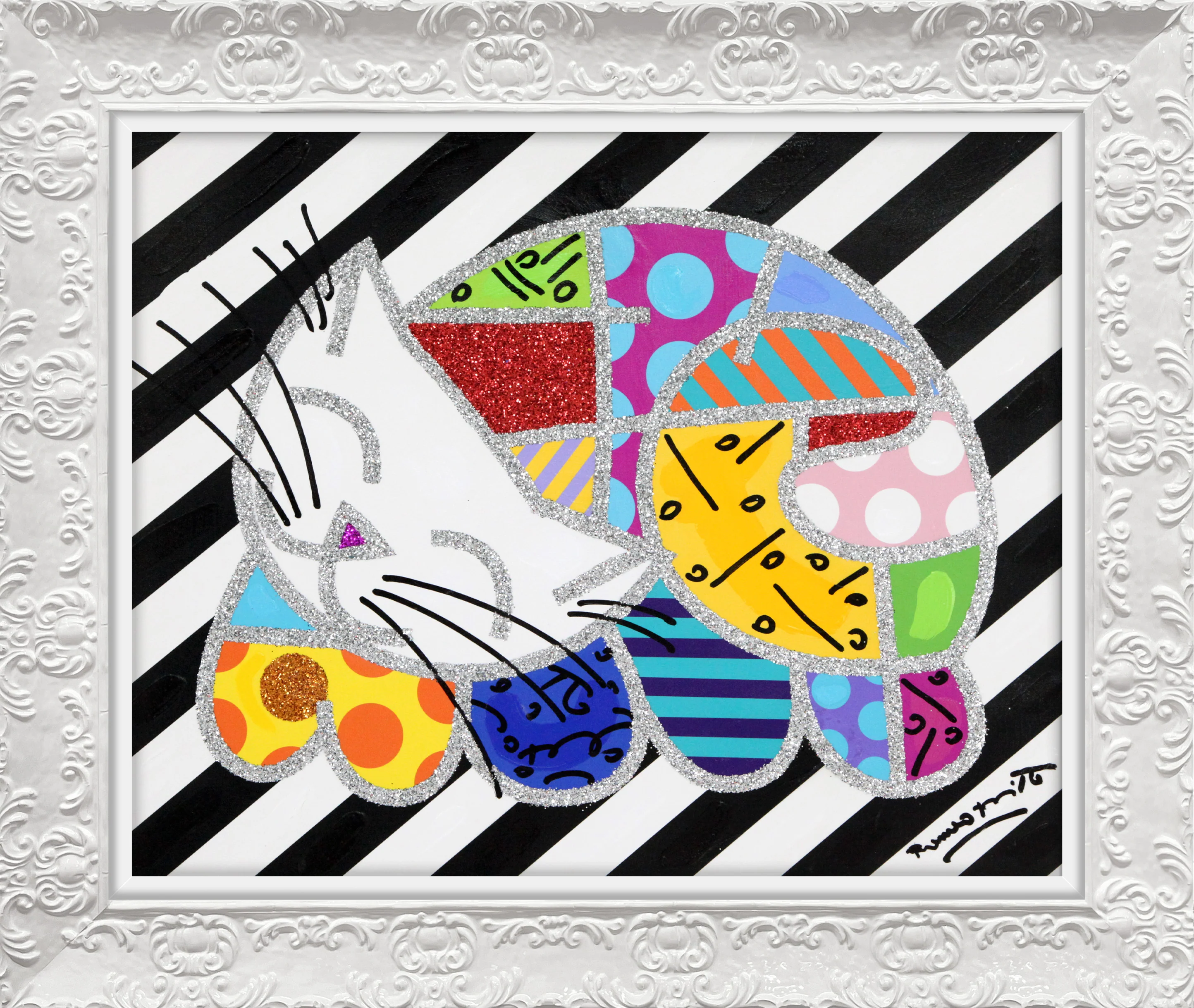 Happy Cat - Mixed Media Original - Image 16