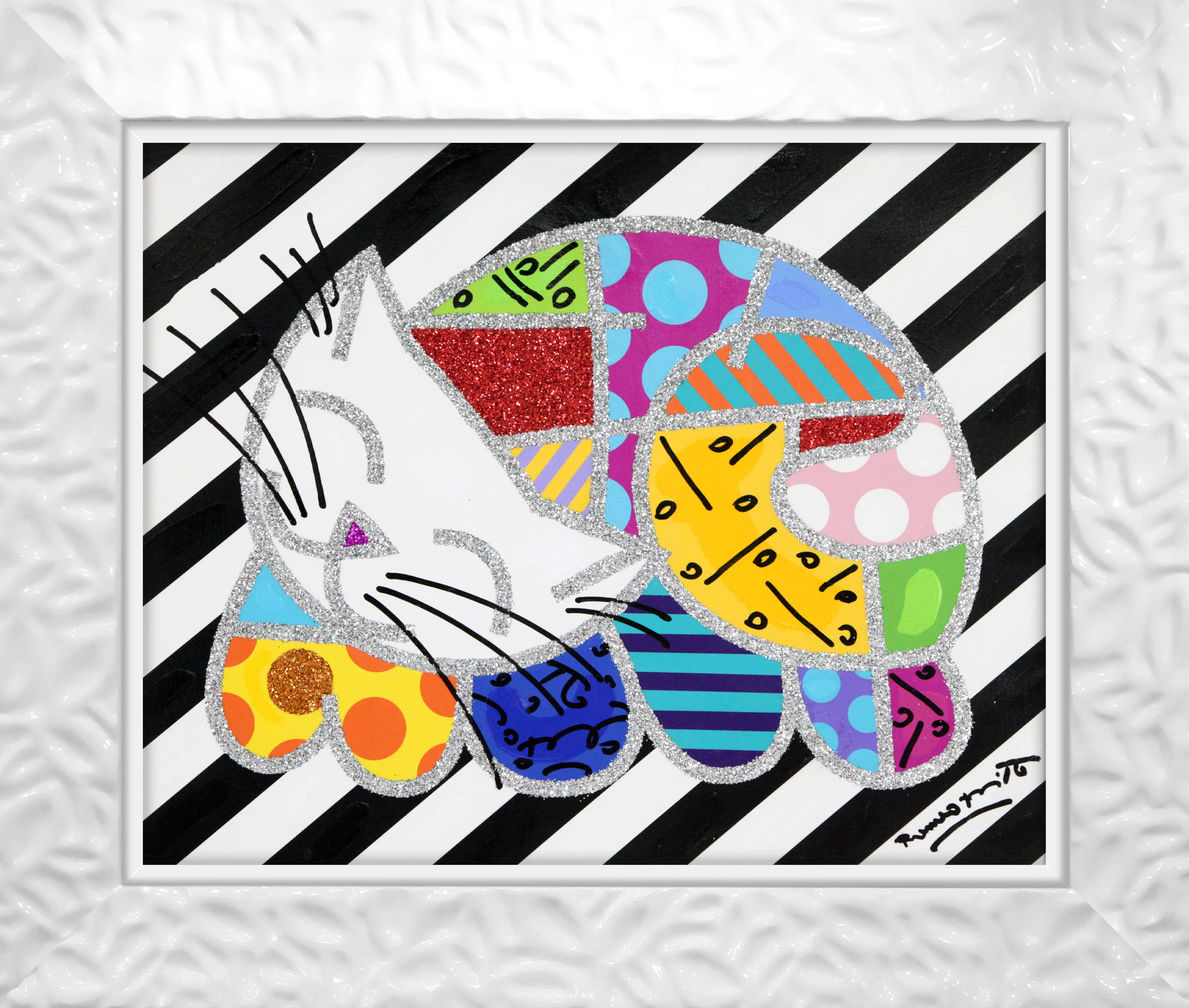 Happy Cat - Mixed Media Original - Image 18