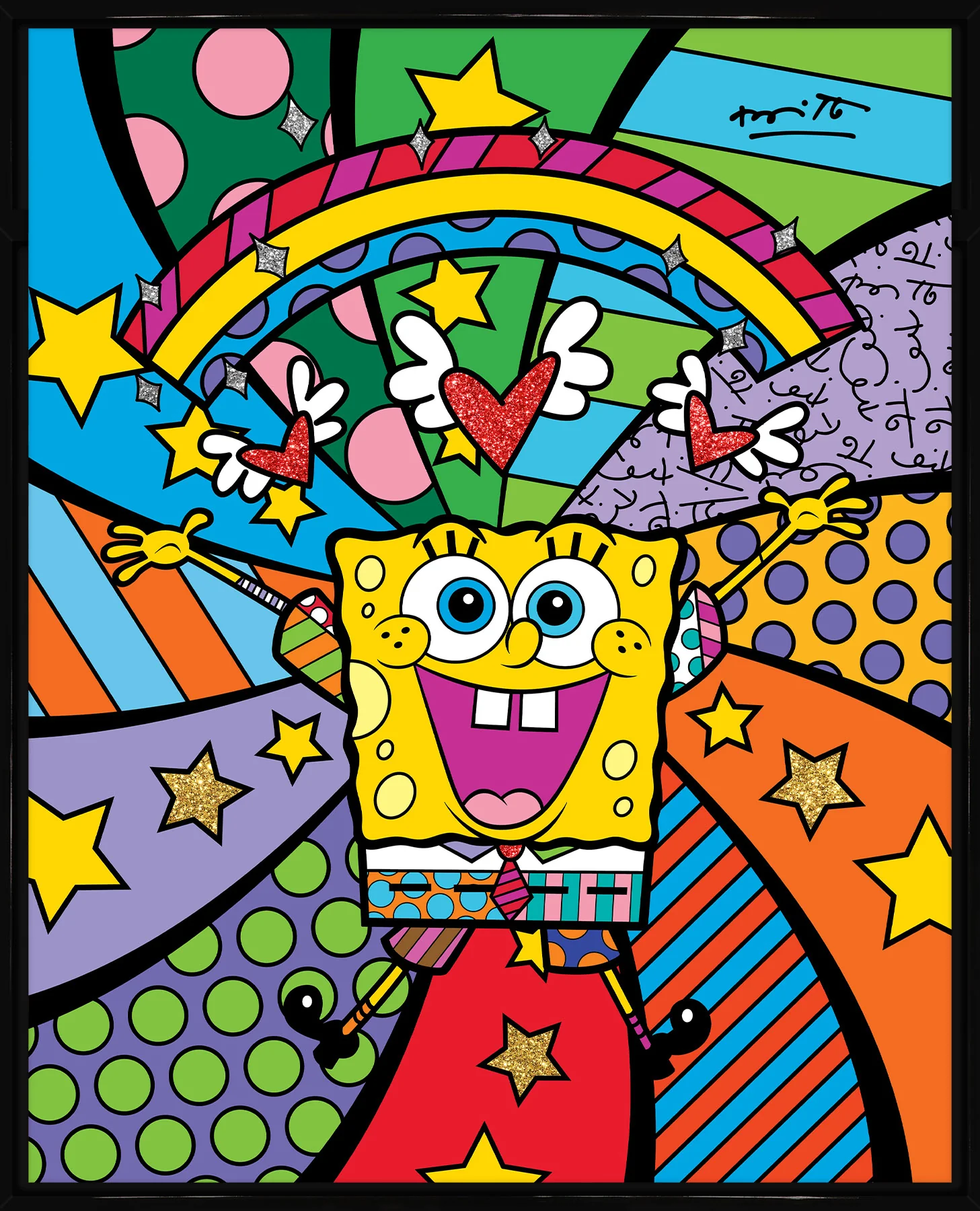 Happy Day - Spongebob By Britto - Limited Edition Print - Image 4