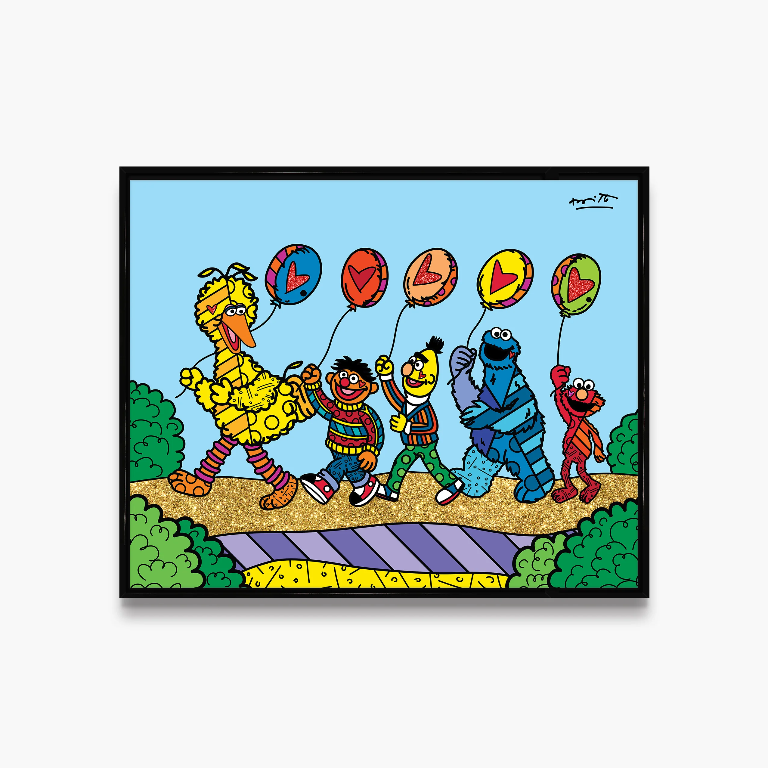Happy Line Up! - Sesame Street - Limited Edition Print - Image 16