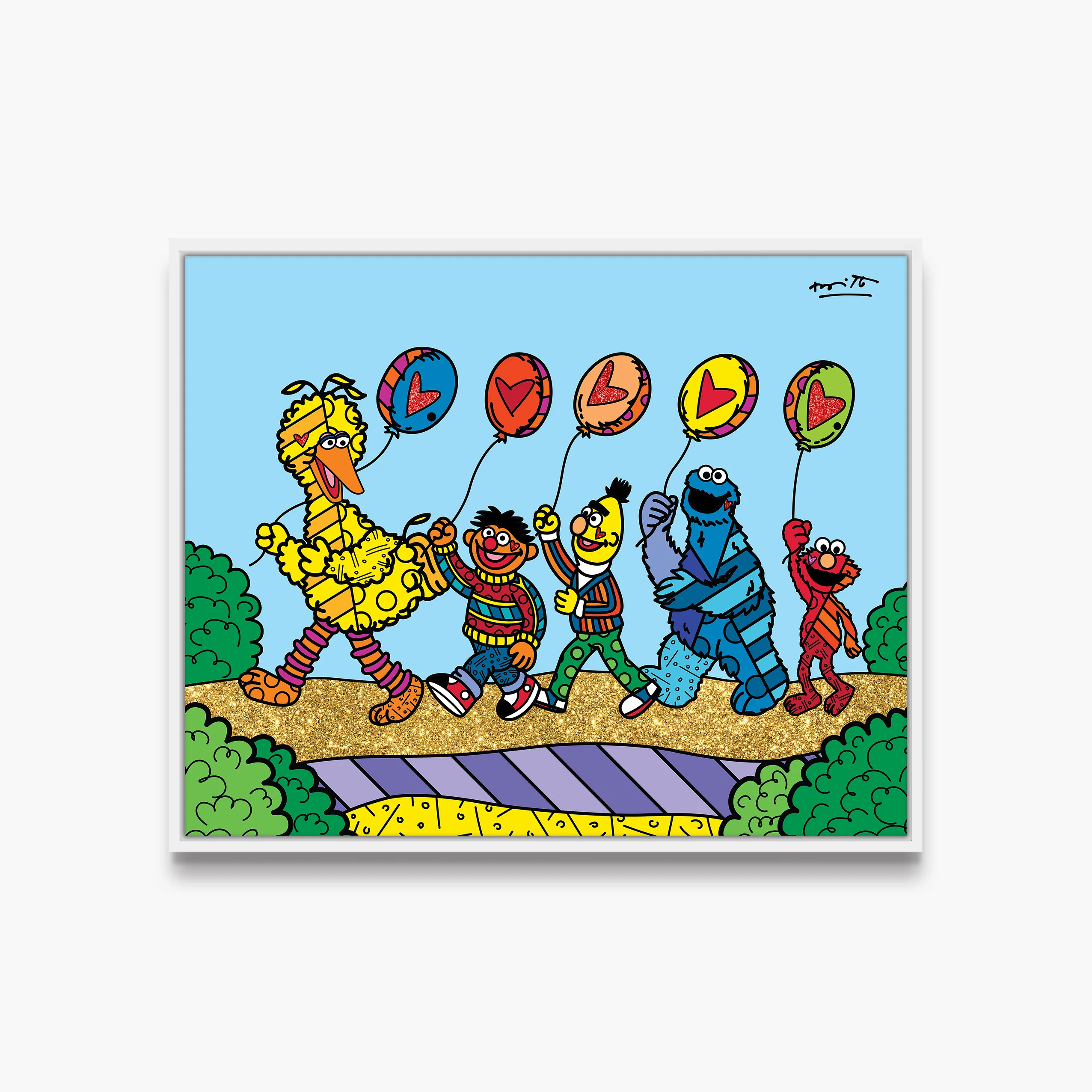 Happy Line Up! - Sesame Street - Limited Edition Print - Image 17