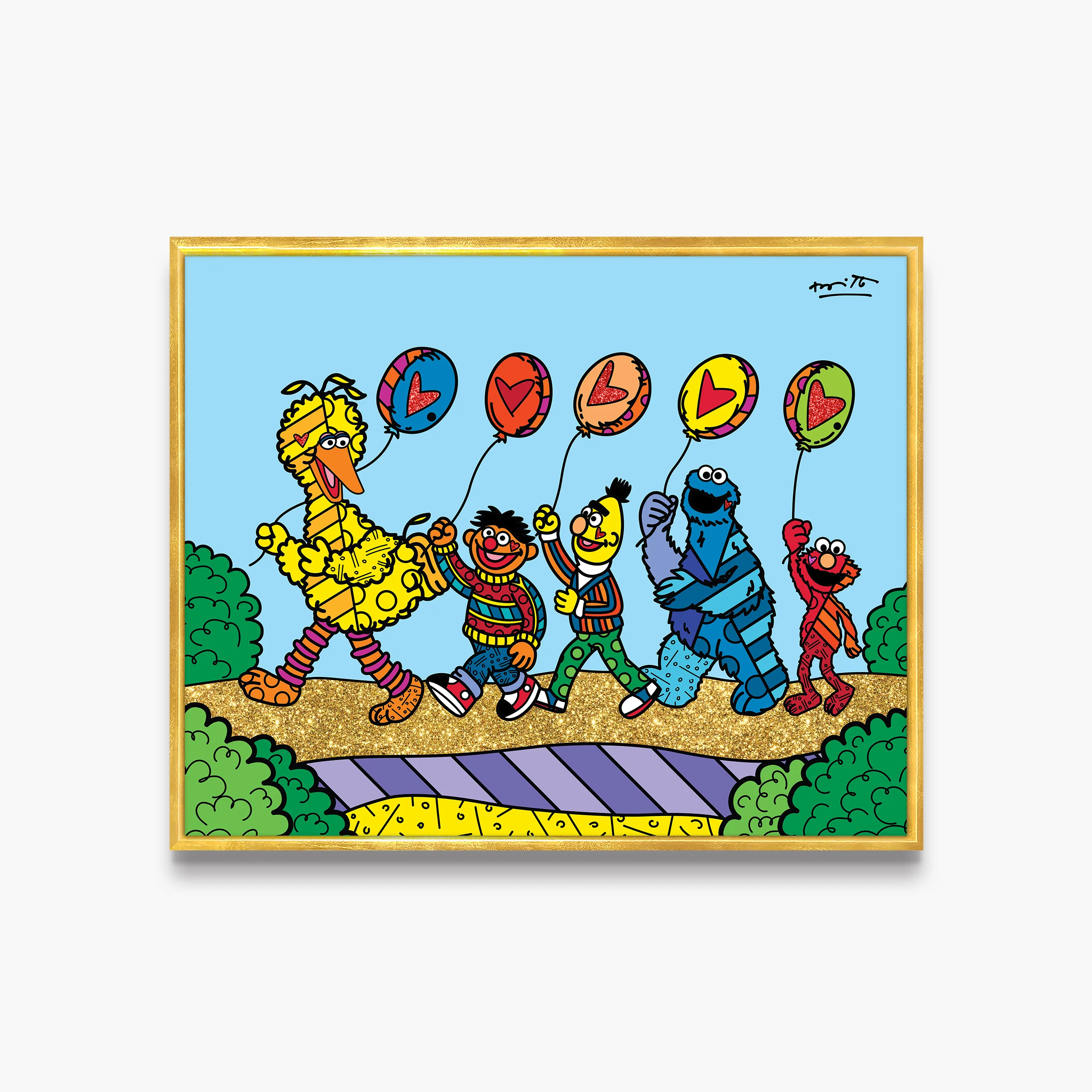 Happy Line Up! - Sesame Street - Limited Edition Print - Image 18