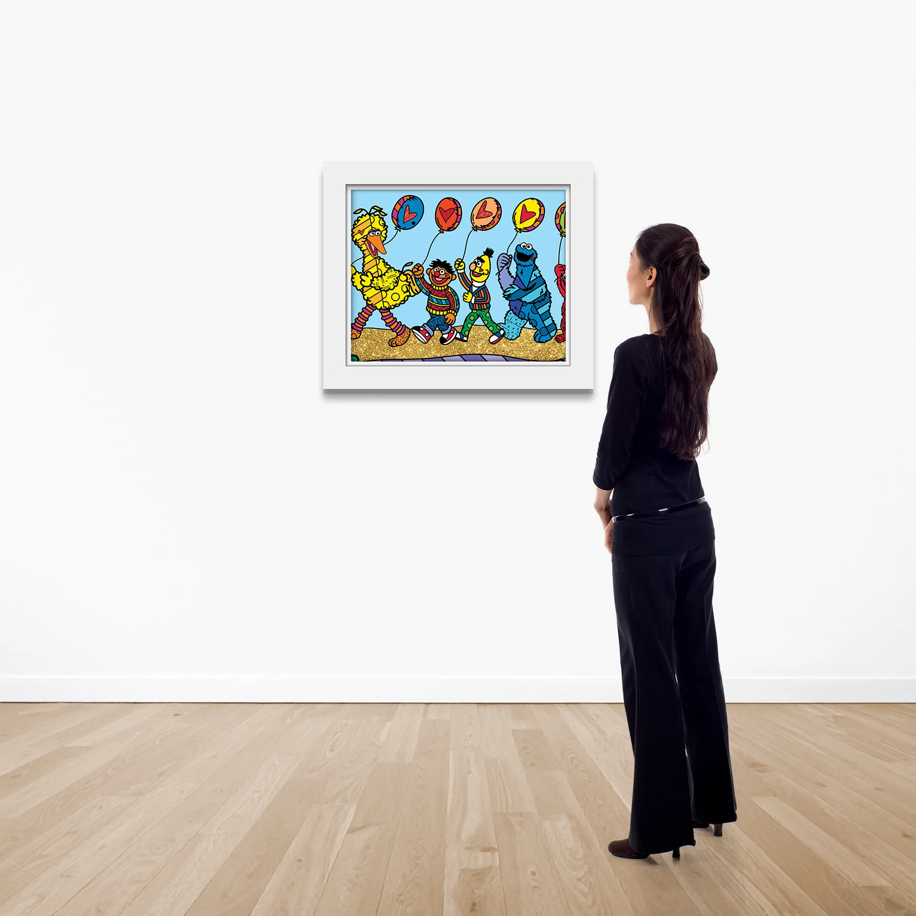 Happy Line Up! - Sesame Street - Limited Edition Print - Image 3