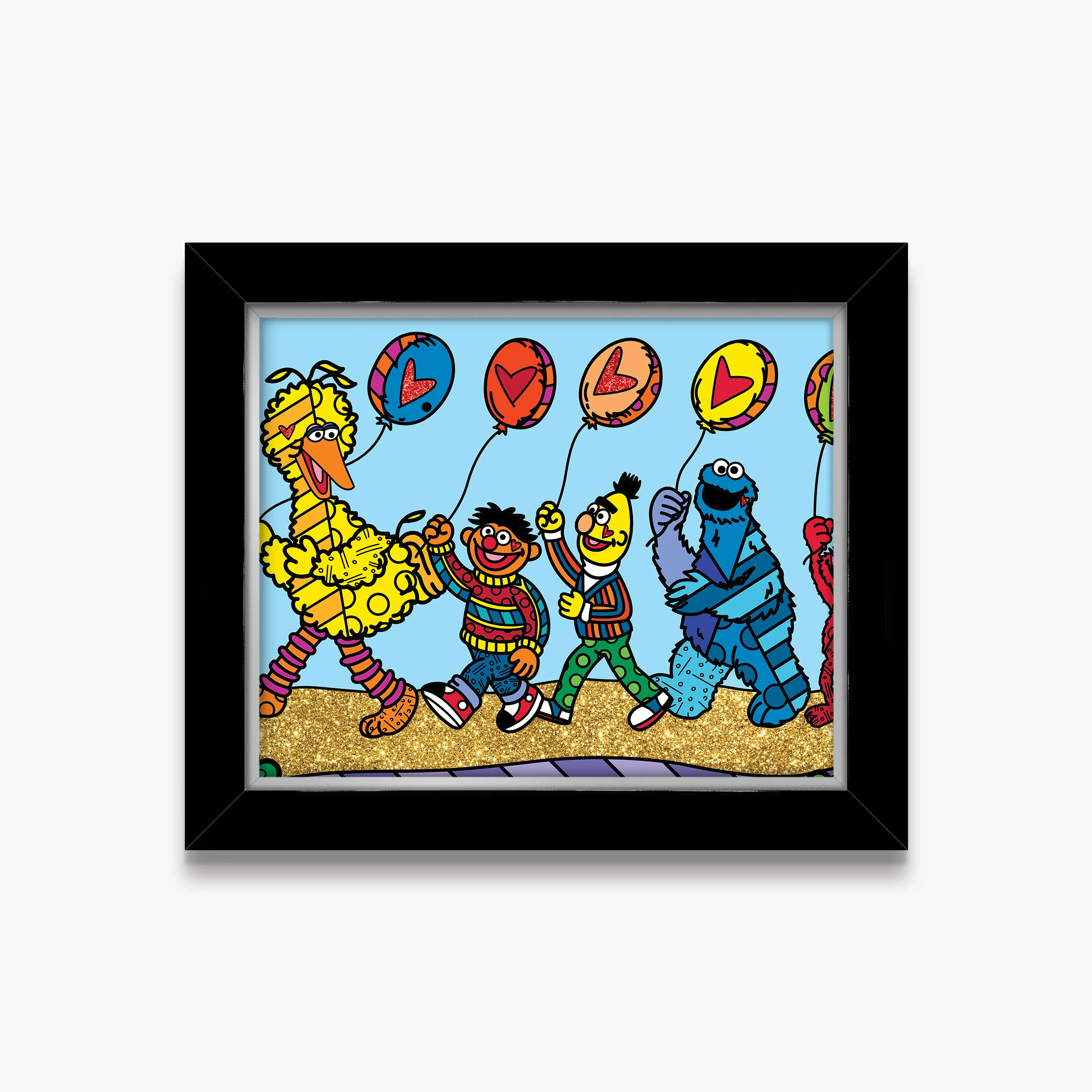 Happy Line Up! - Sesame Street - Limited Edition Print - Image 4