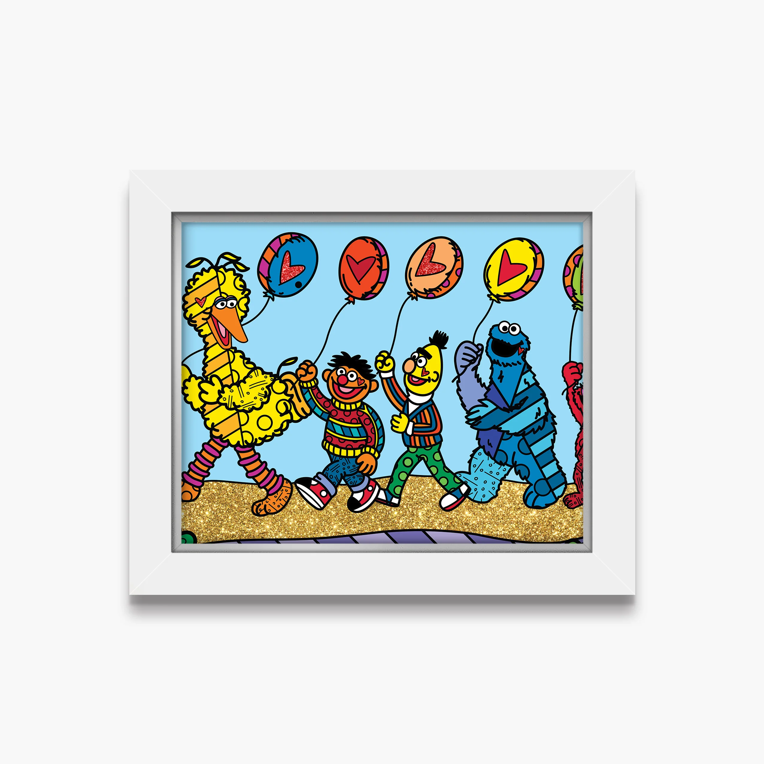 Happy Line Up! - Sesame Street - Limited Edition Print - Image 5