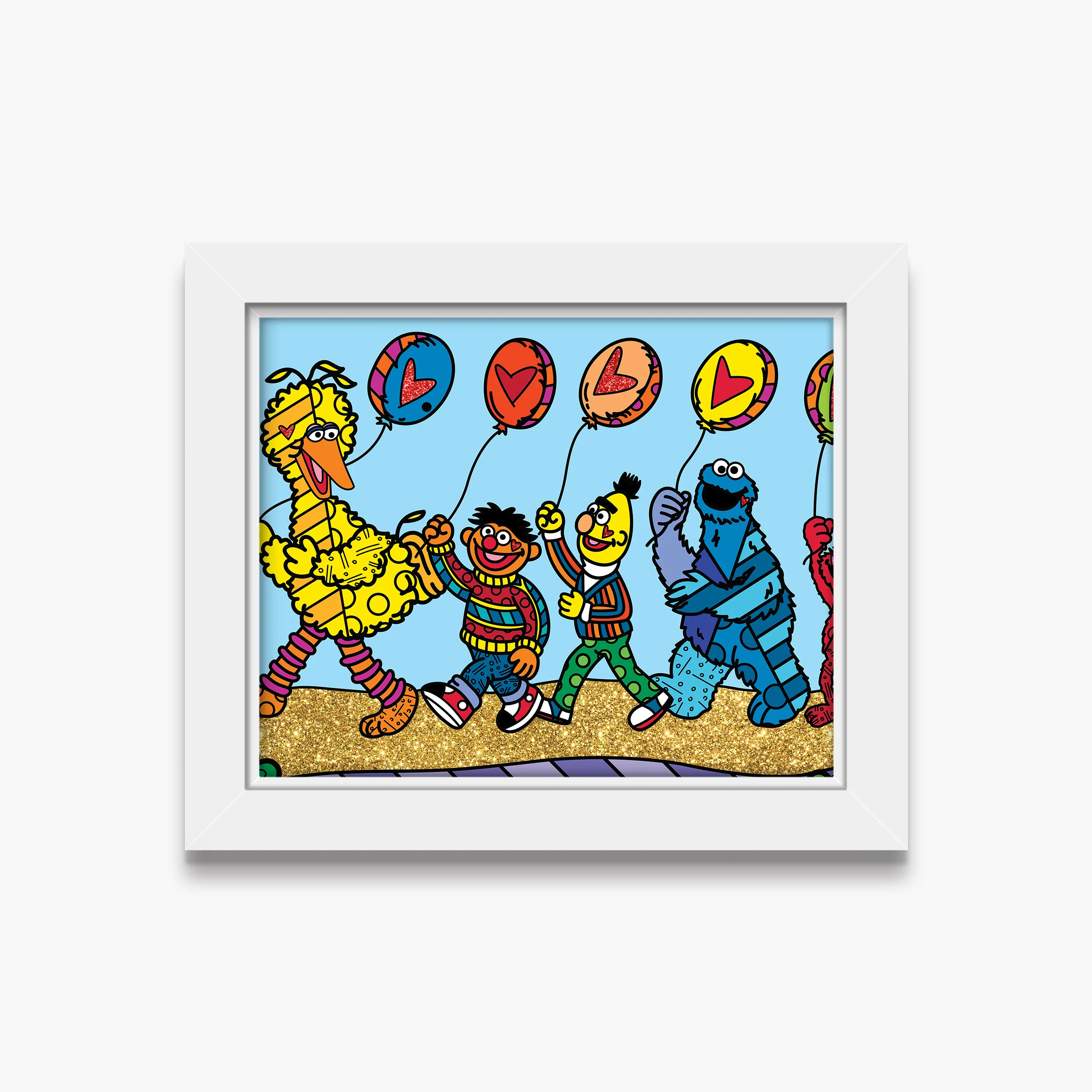 Happy Line Up! - Sesame Street - Limited Edition Print - Image 7