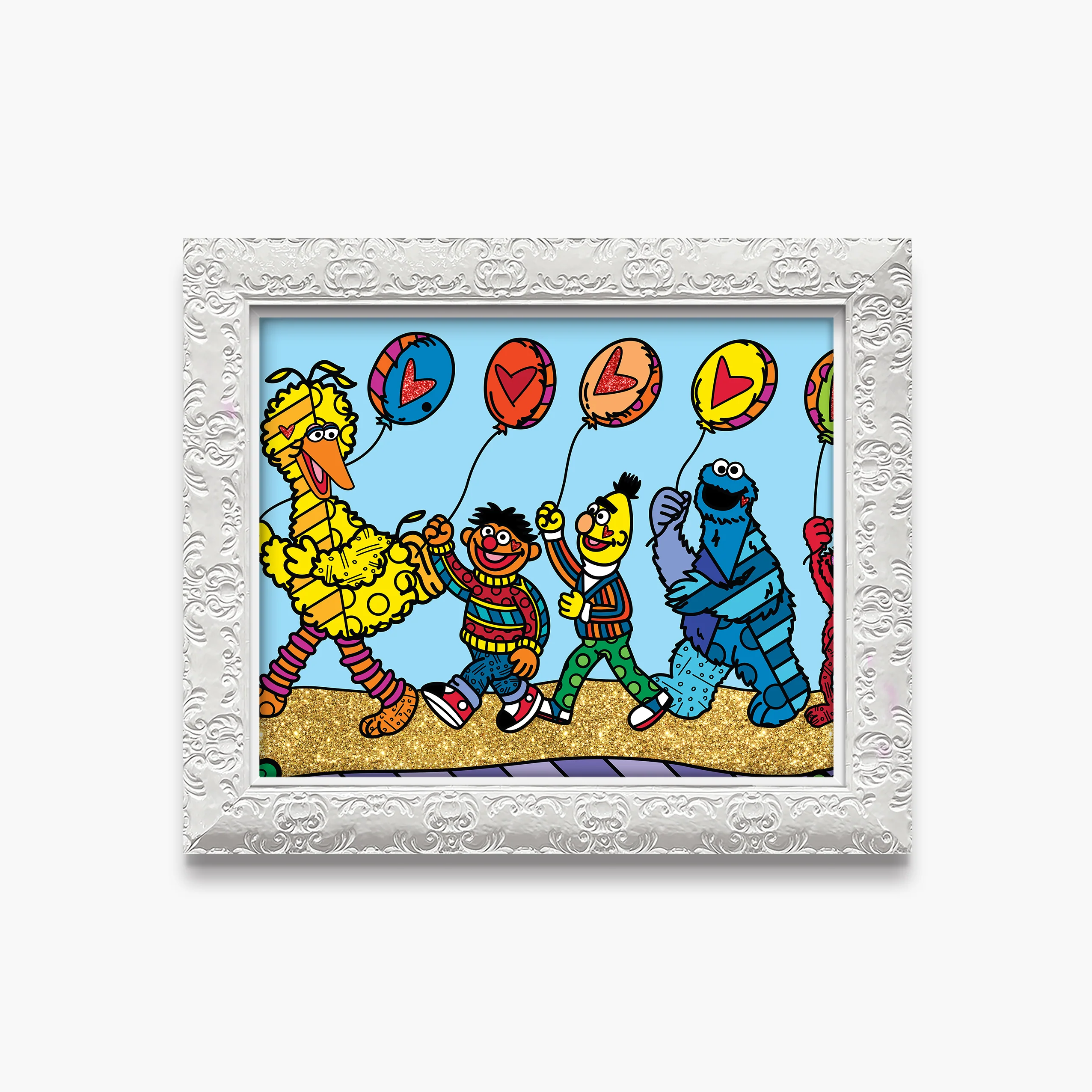 Happy Line Up! - Sesame Street - Limited Edition Print - Image 8
