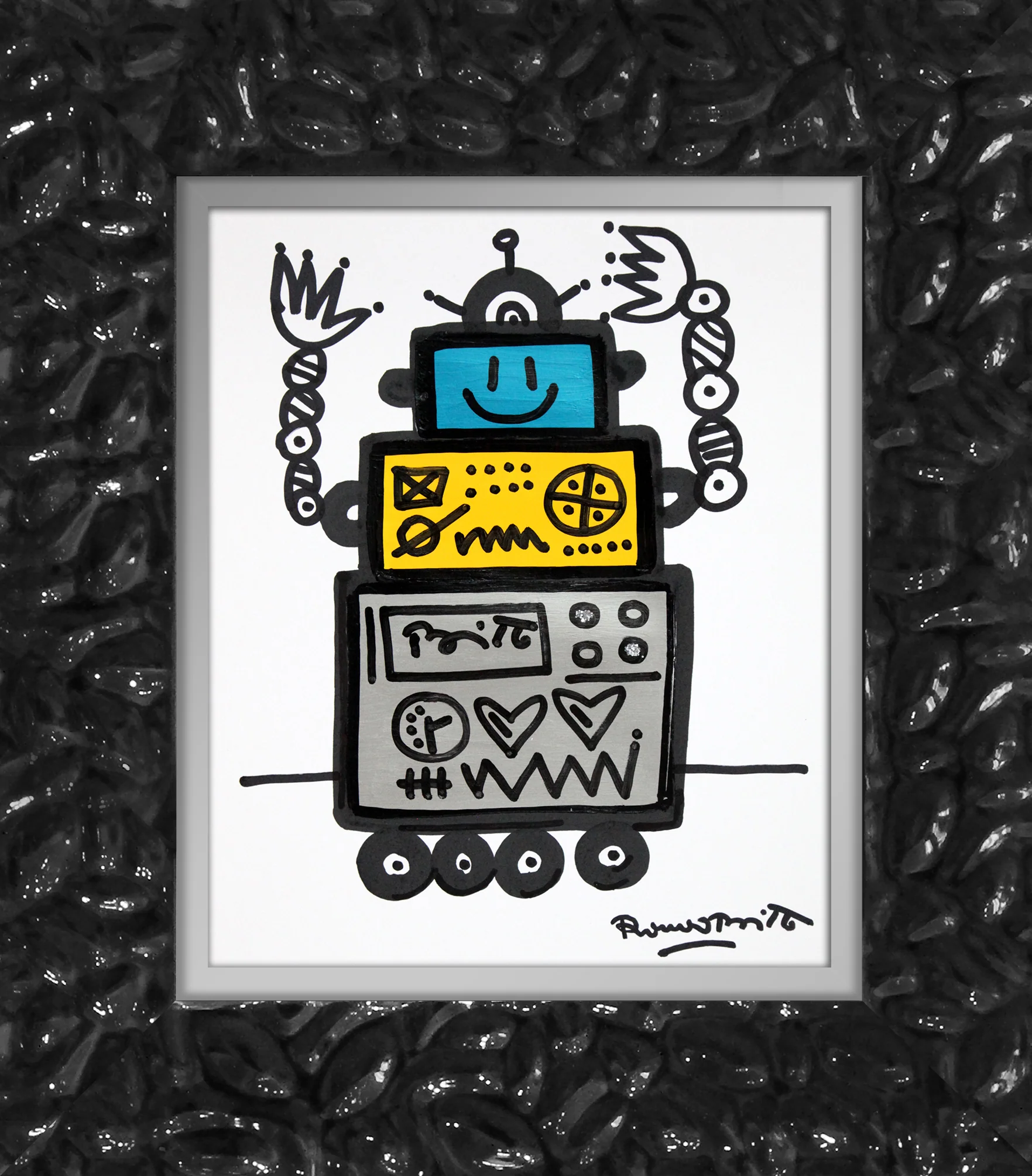 HAPPY -  Original Drawing - Image 10
