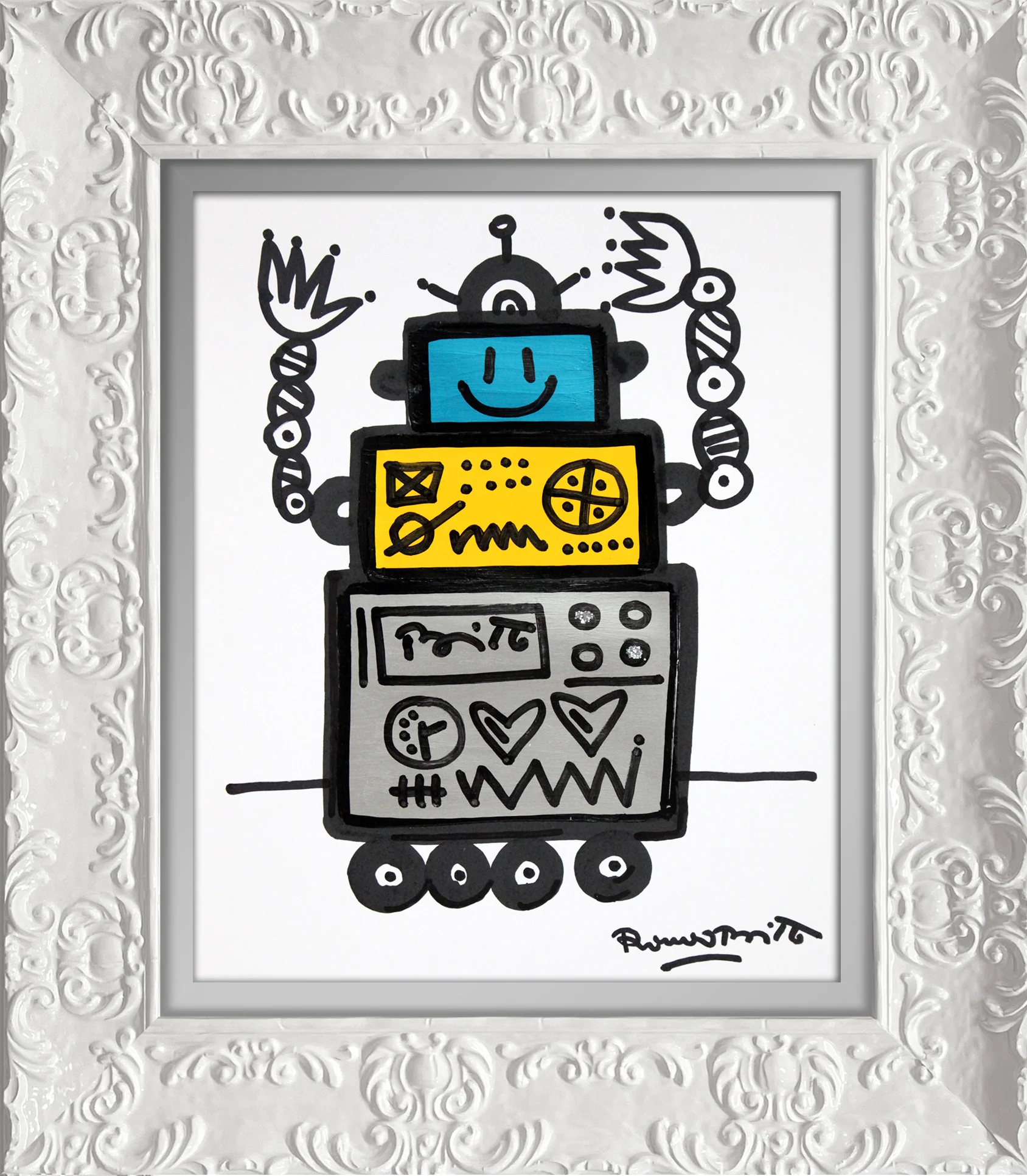HAPPY -  Original Drawing - Image 15