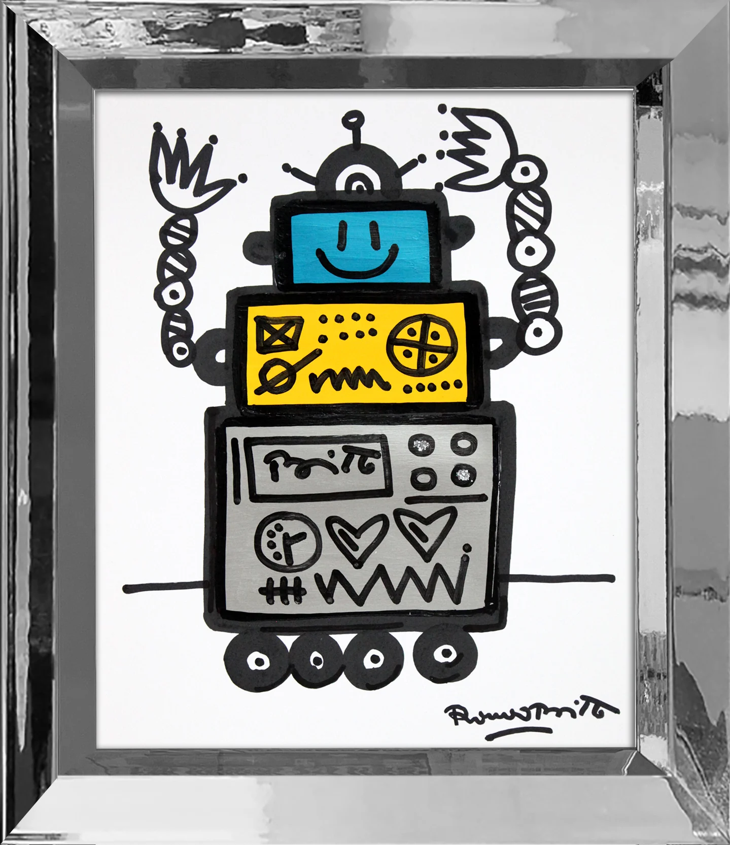 HAPPY -  Original Drawing - Image 2