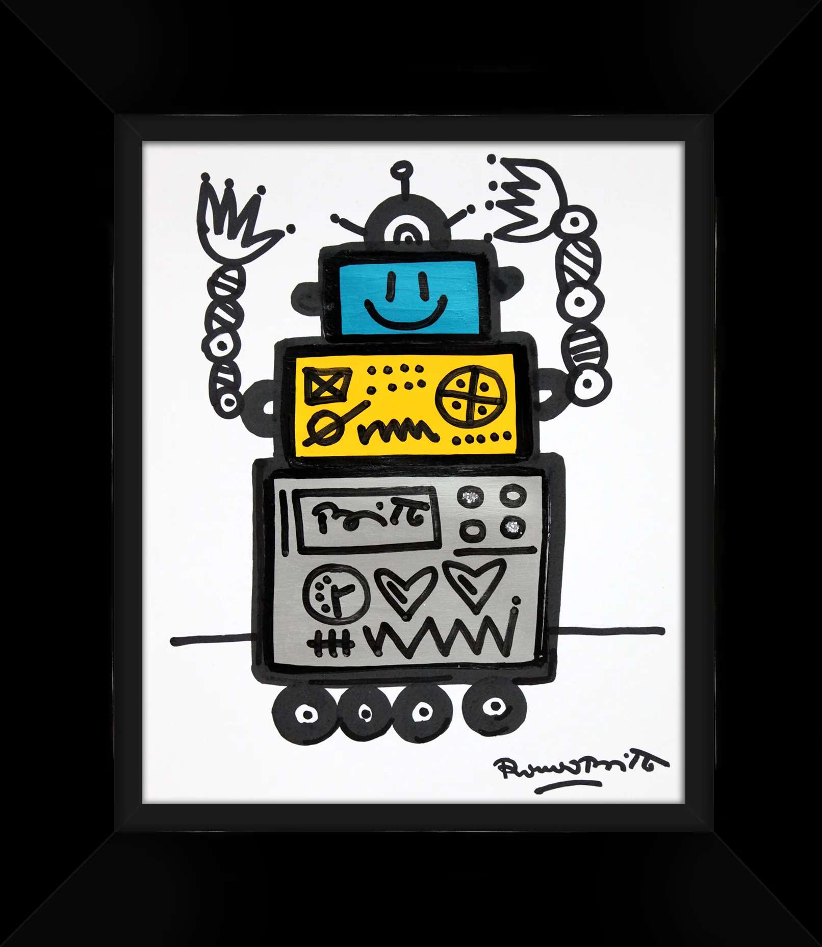 HAPPY -  Original Drawing - Image 6