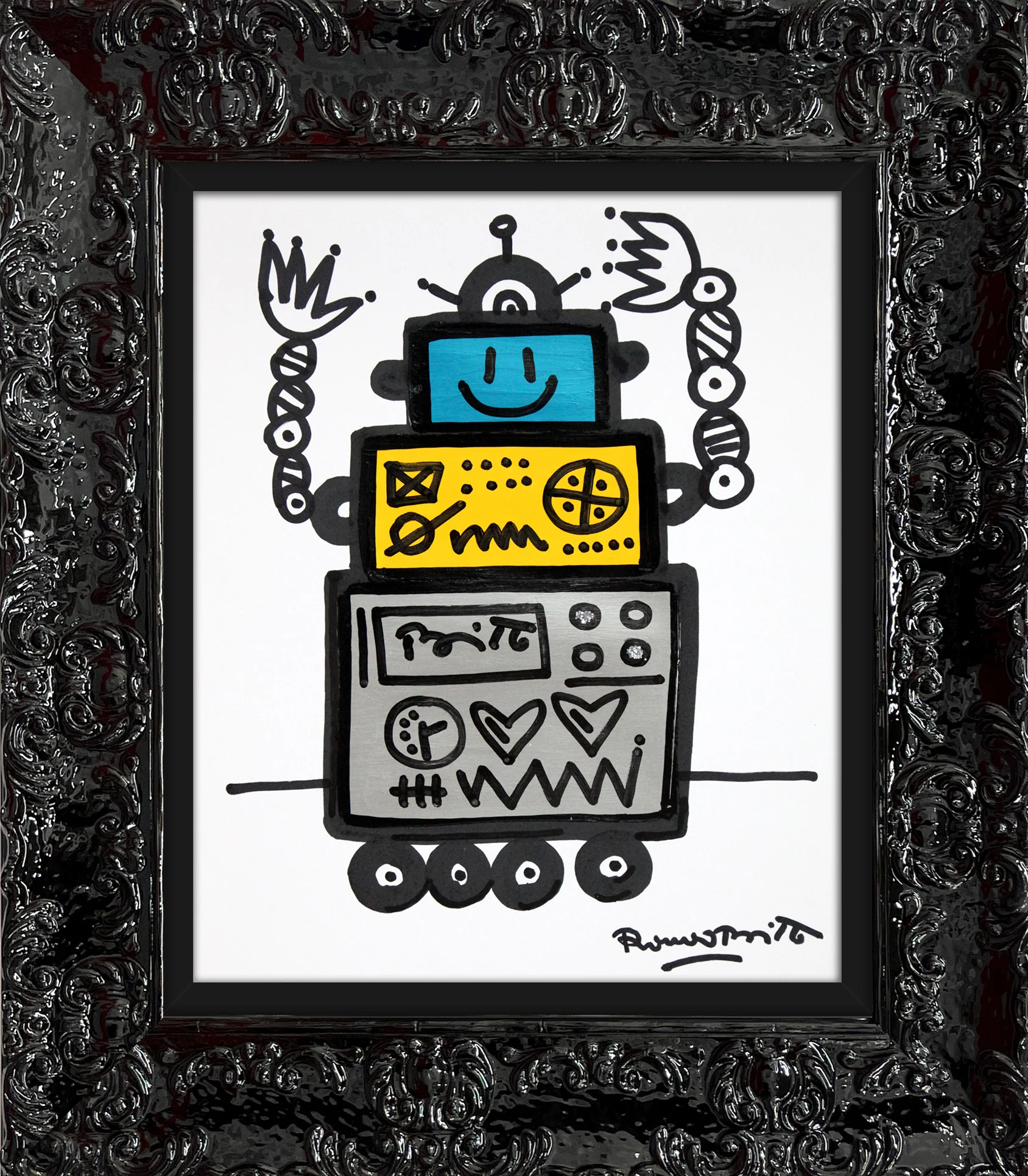 HAPPY -  Original Drawing - Image 7