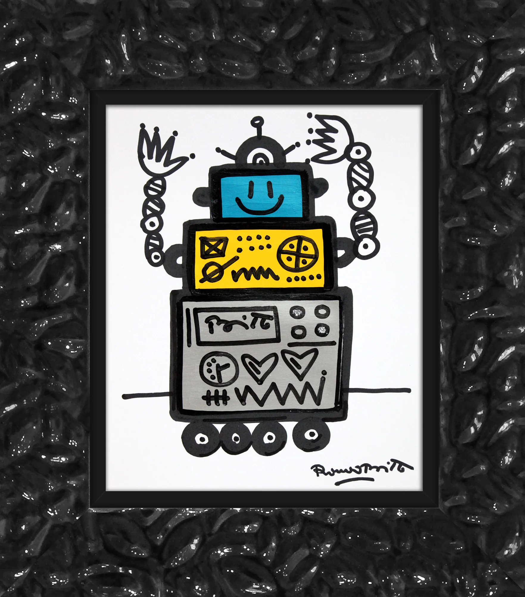 HAPPY -  Original Drawing - Image 9