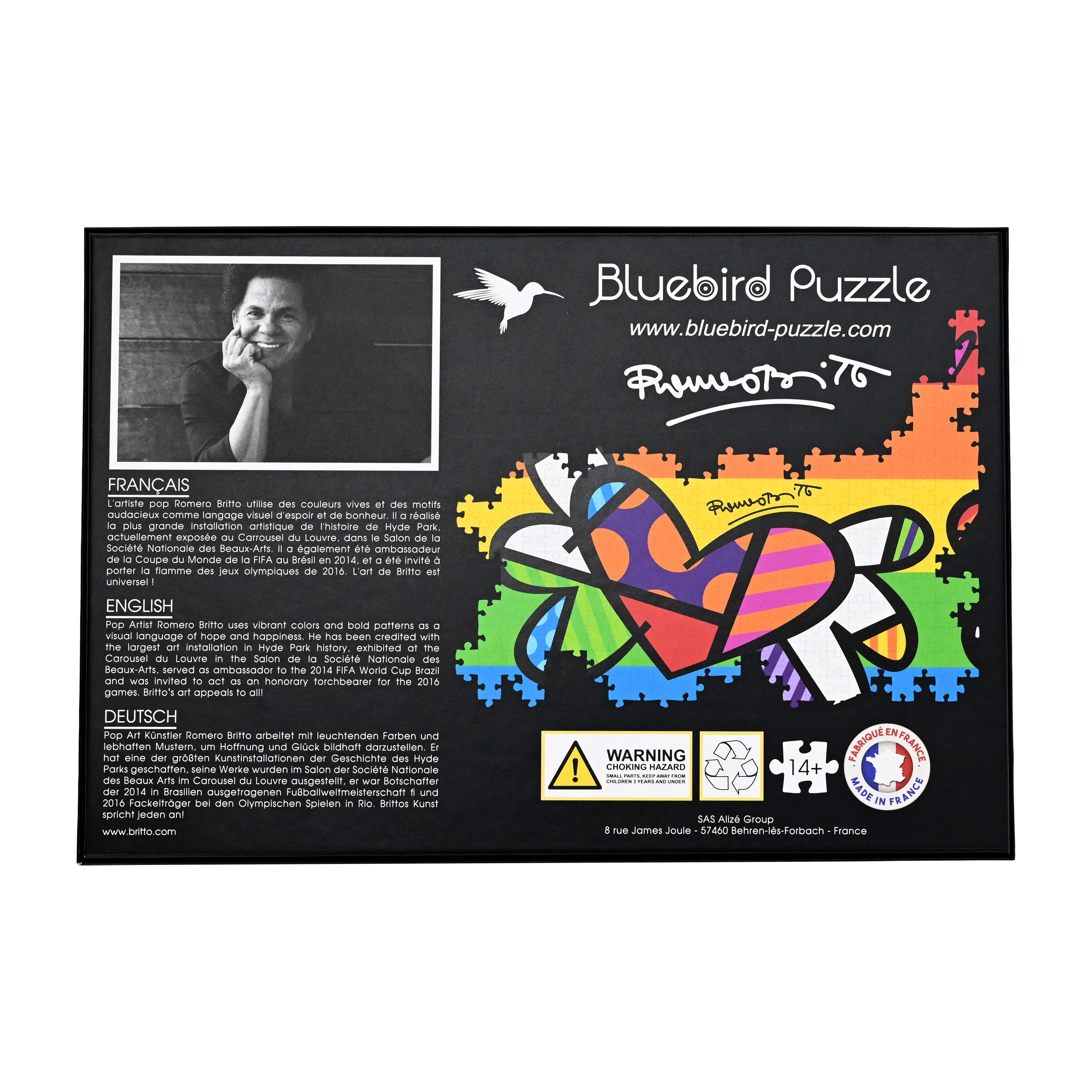 Heart Butterfly Britto Puzzle 2000 Pieces - Image 4