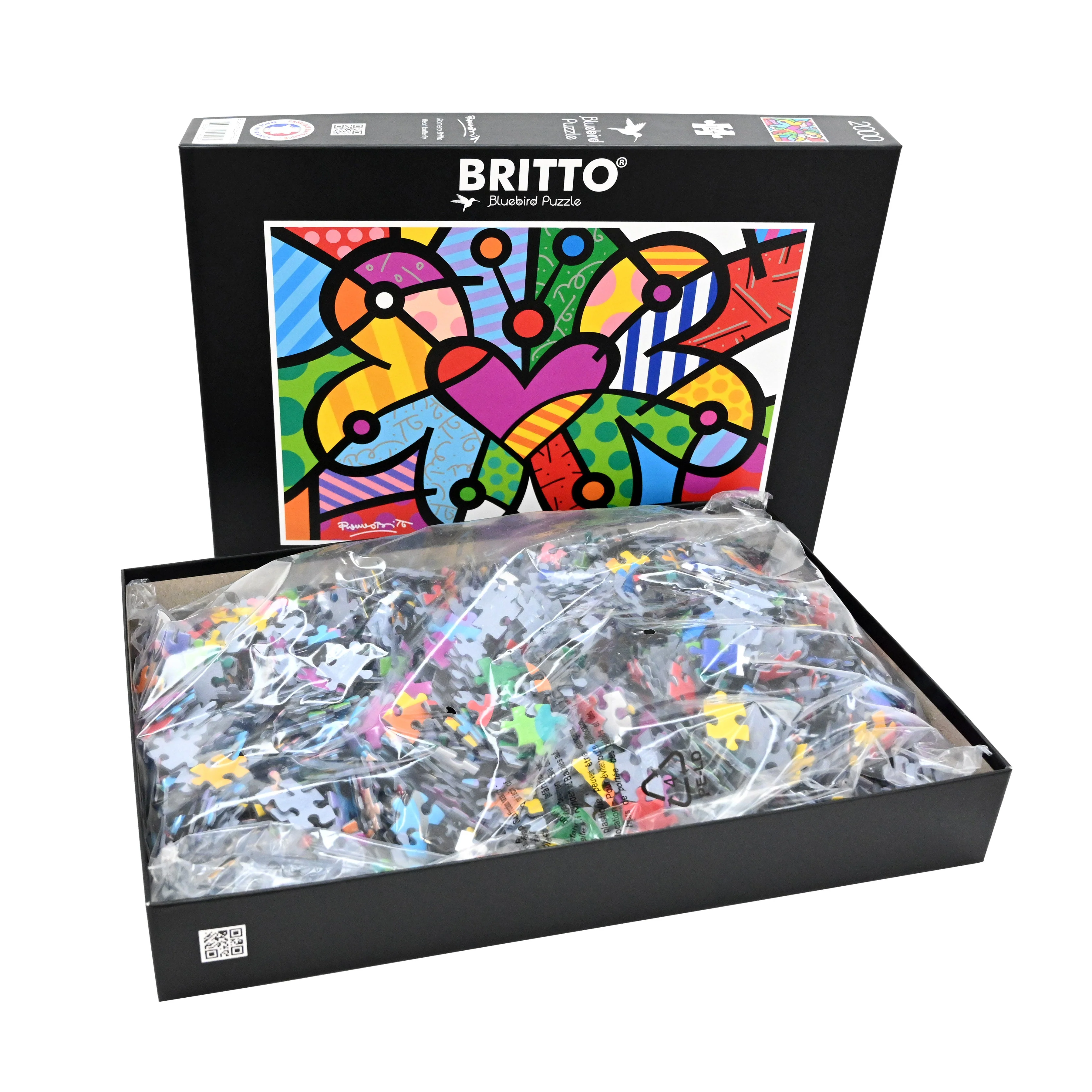 Heart Butterfly Britto Puzzle 2000 Pieces - Image 6