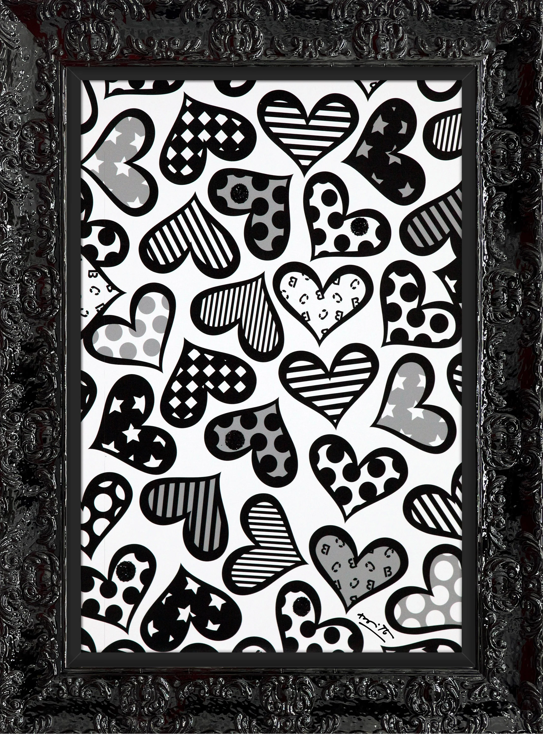 Hearts Black & White - Limited Edition Print - Image 10
