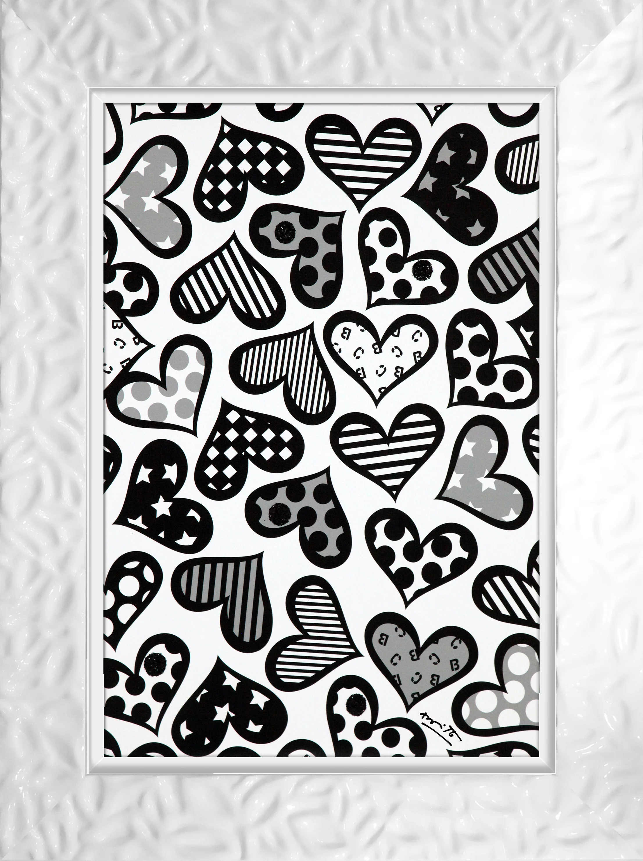 Hearts Black & White - Limited Edition Print - Image 18