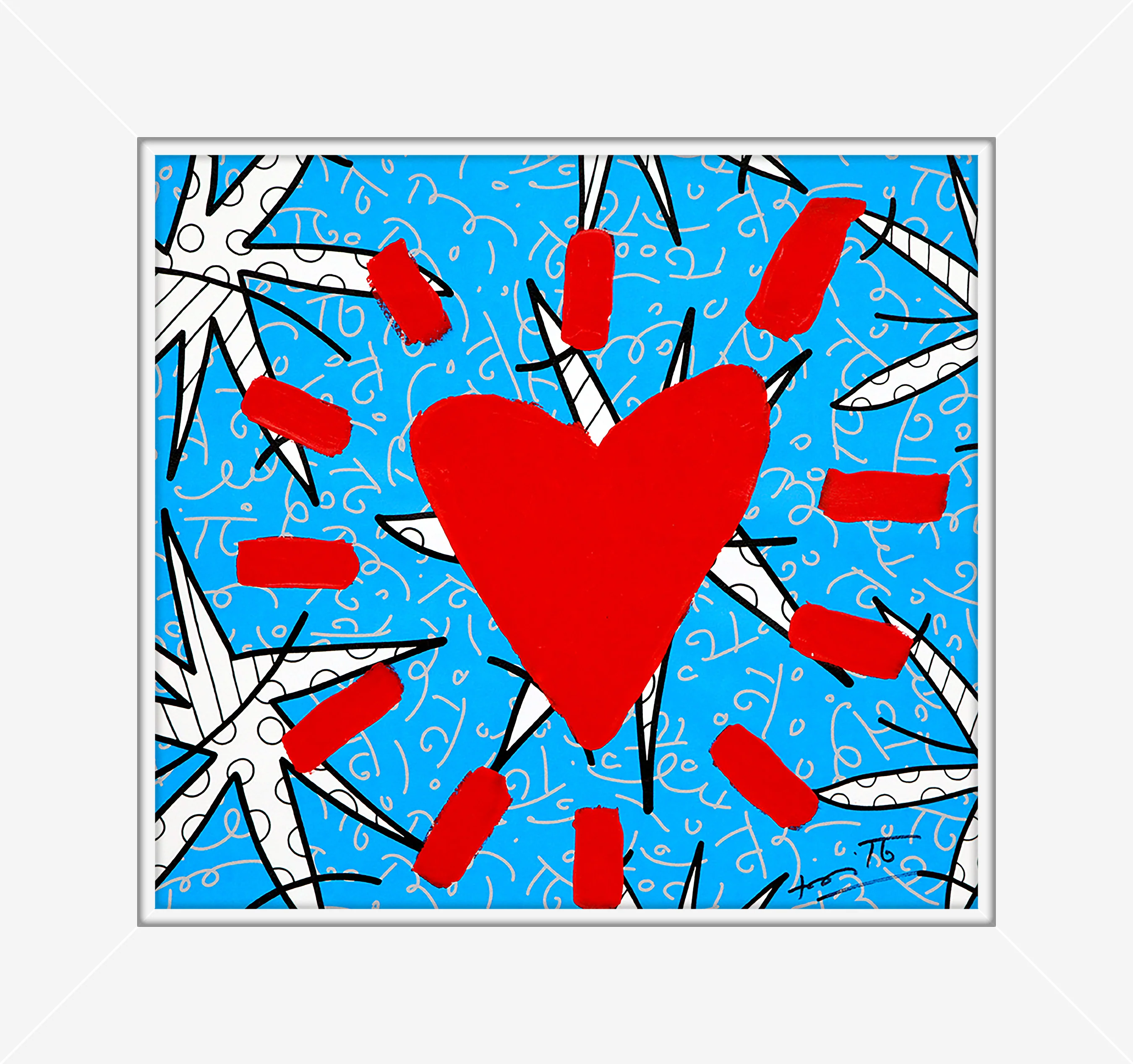 Huge Heart - Mixed Media Original - Image 14