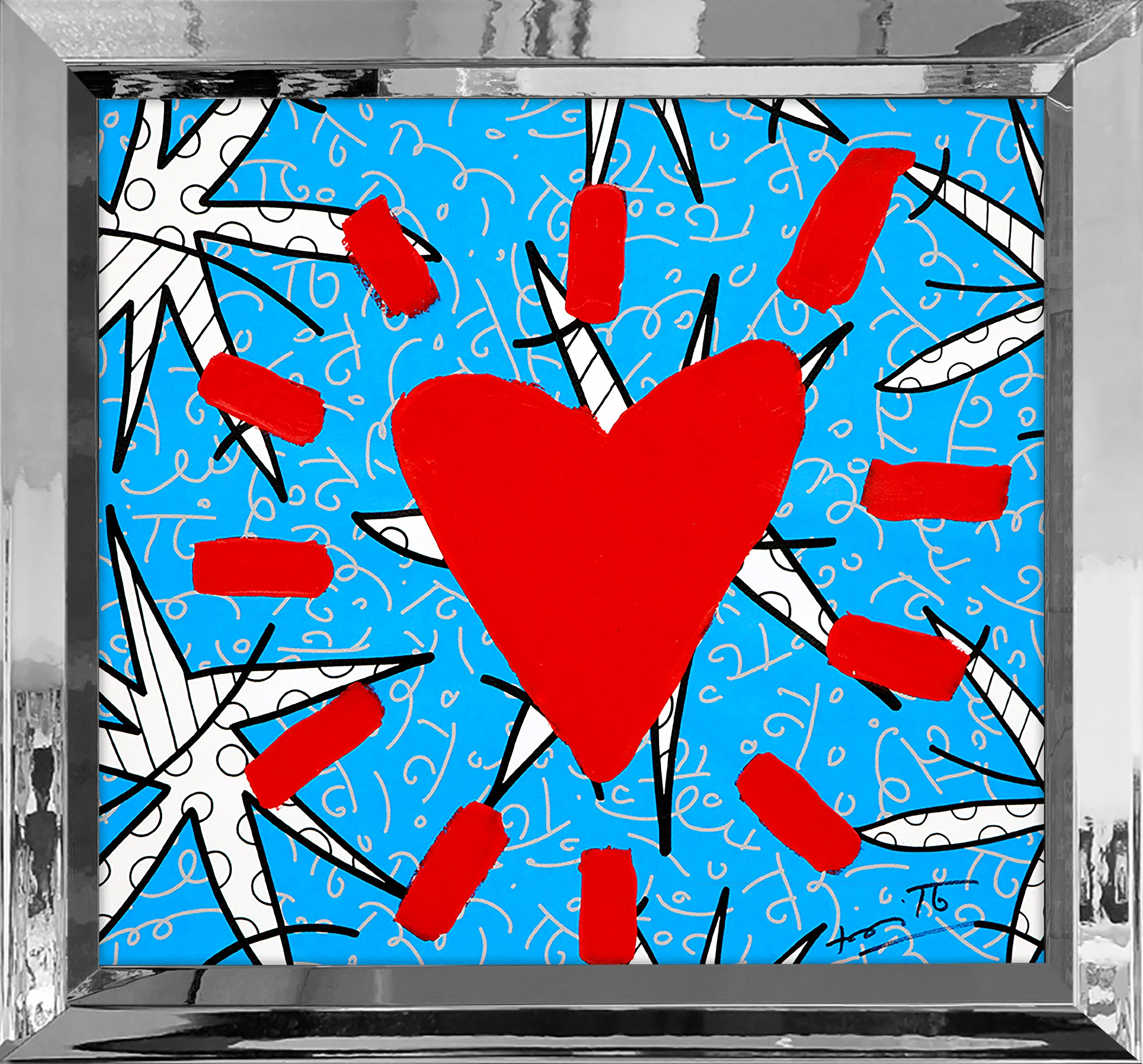 Huge Heart - Mixed Media Original - Image 2