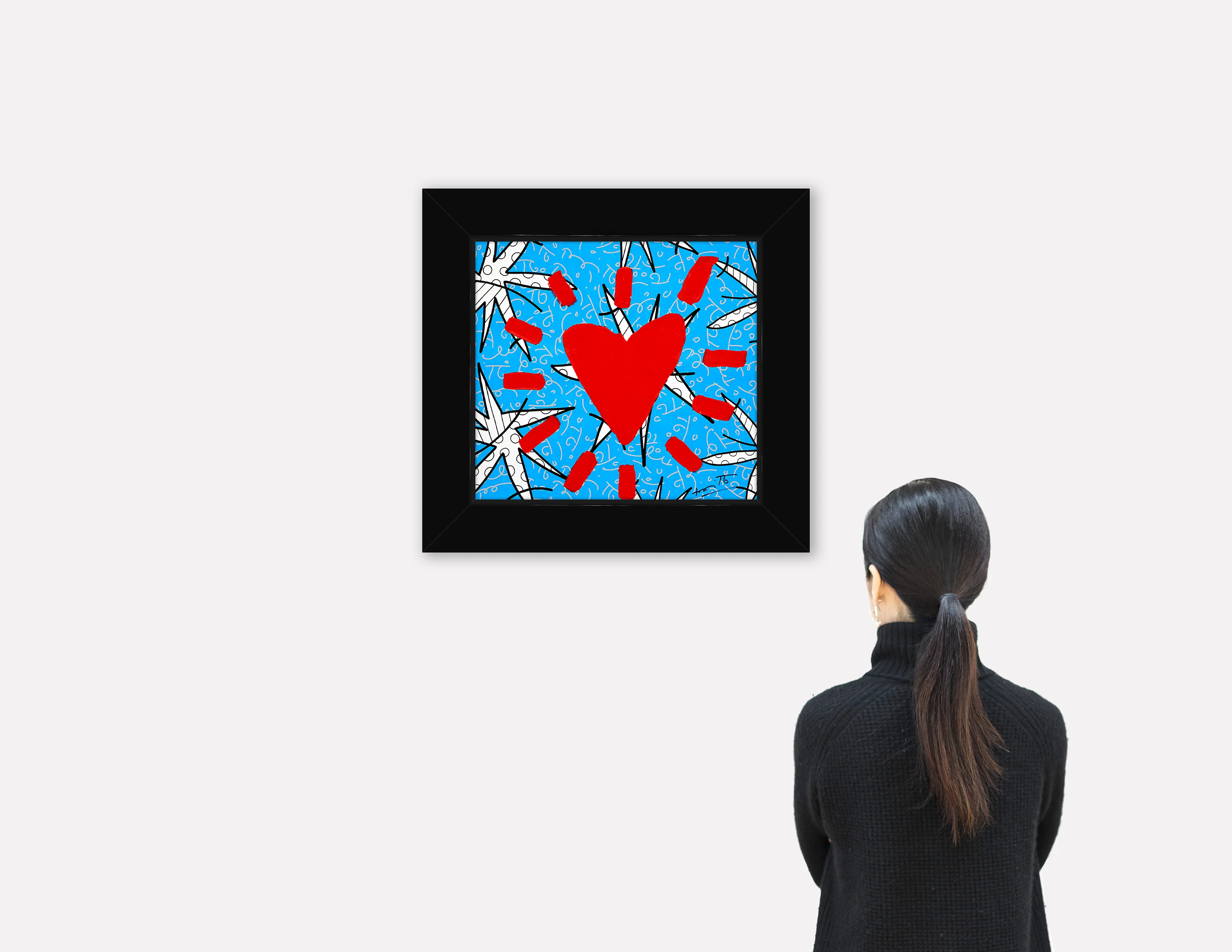 Huge Heart - Mixed Media Original - Image 3
