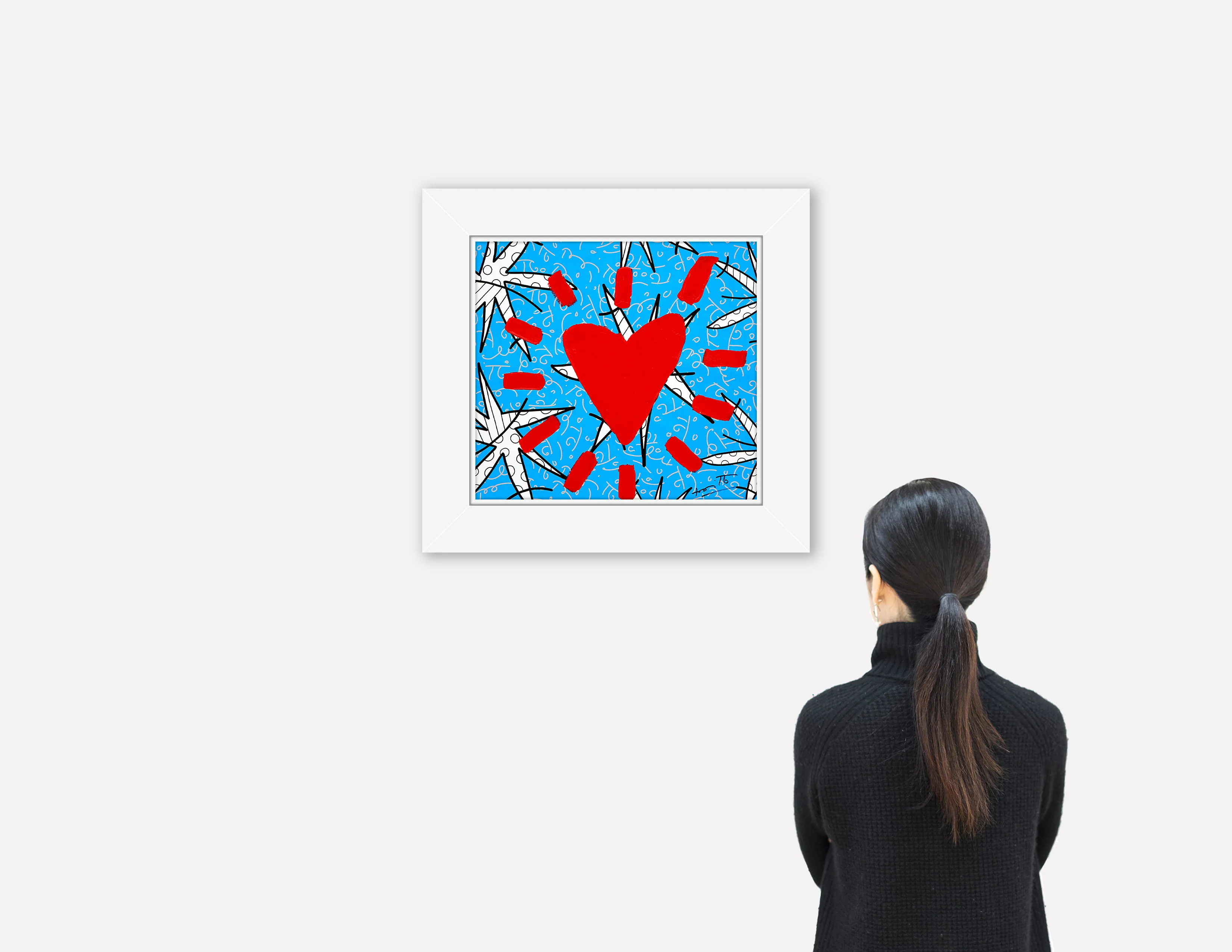 Huge Heart - Mixed Media Original - Image 4
