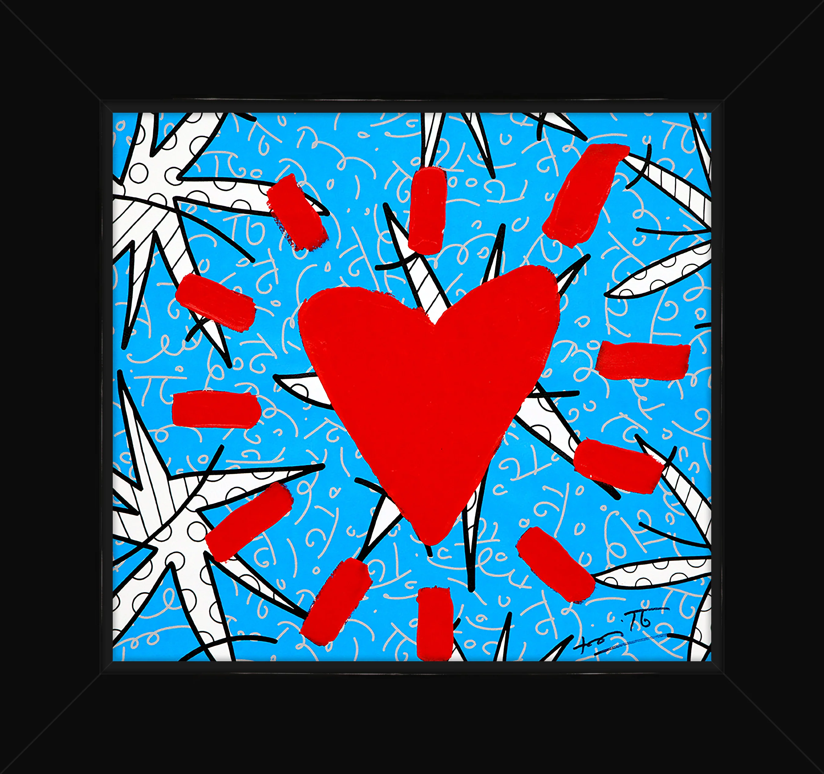 Huge Heart - Mixed Media Original - Image 5