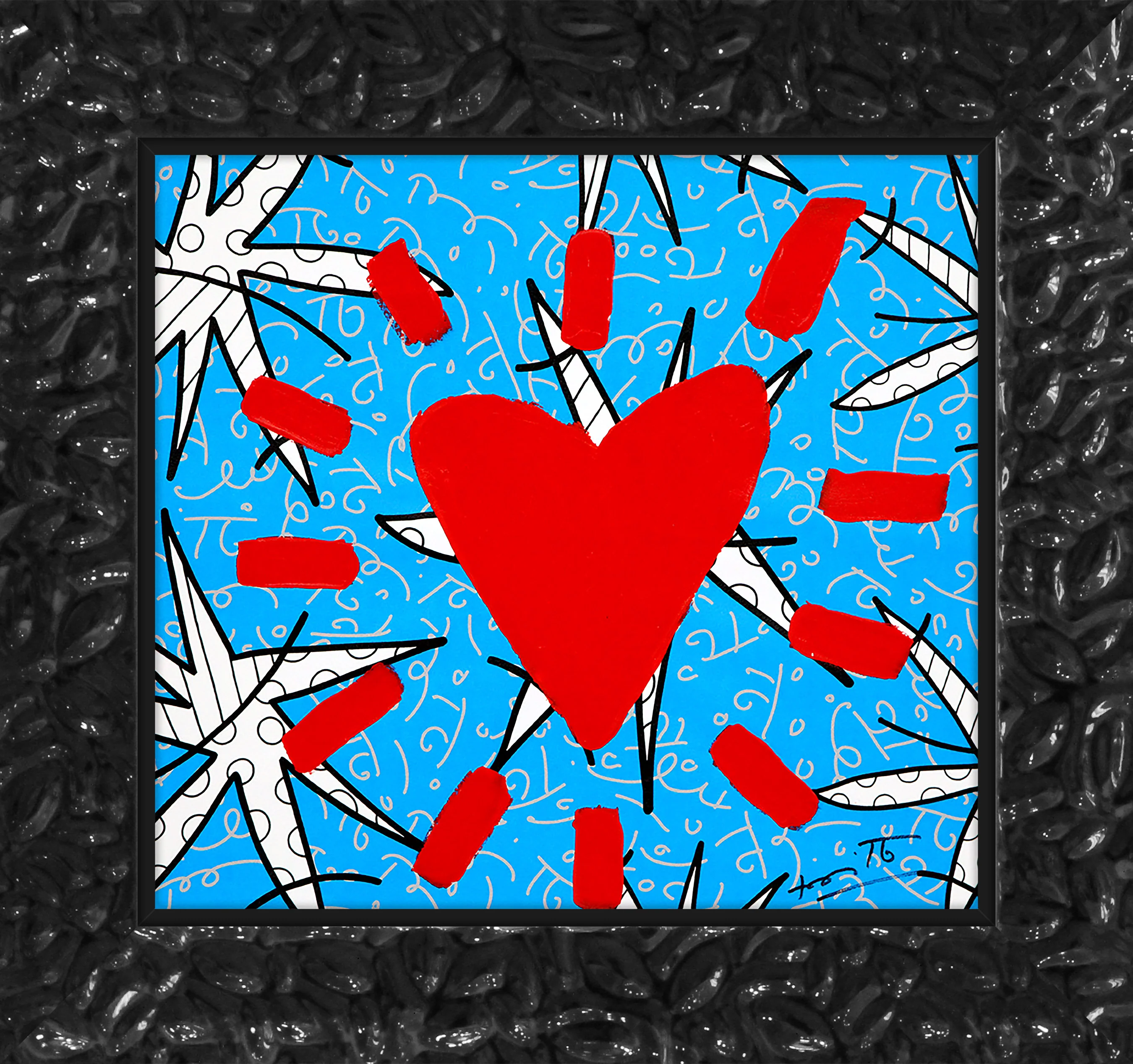 Huge Heart - Mixed Media Original - Image 9