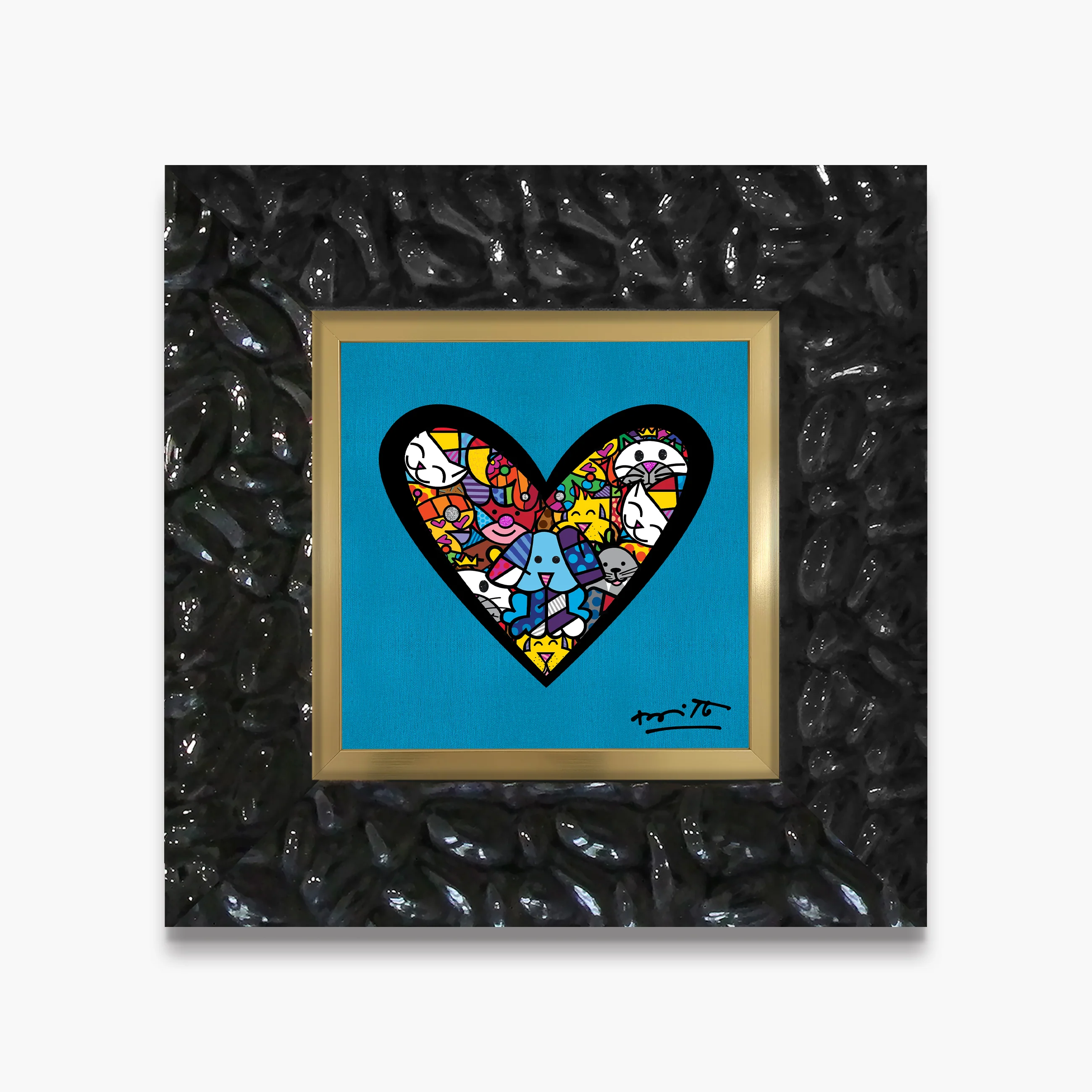 I Love Animals (Metallic Cyan) - Limited Edition Print - Image 13