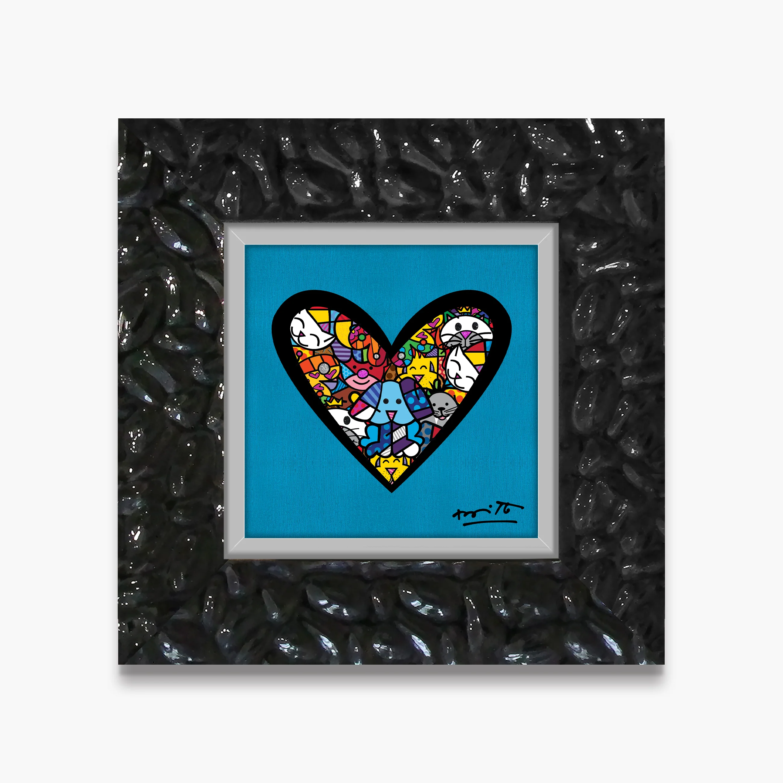I Love Animals (Metallic Cyan) - Limited Edition Print - Image 15