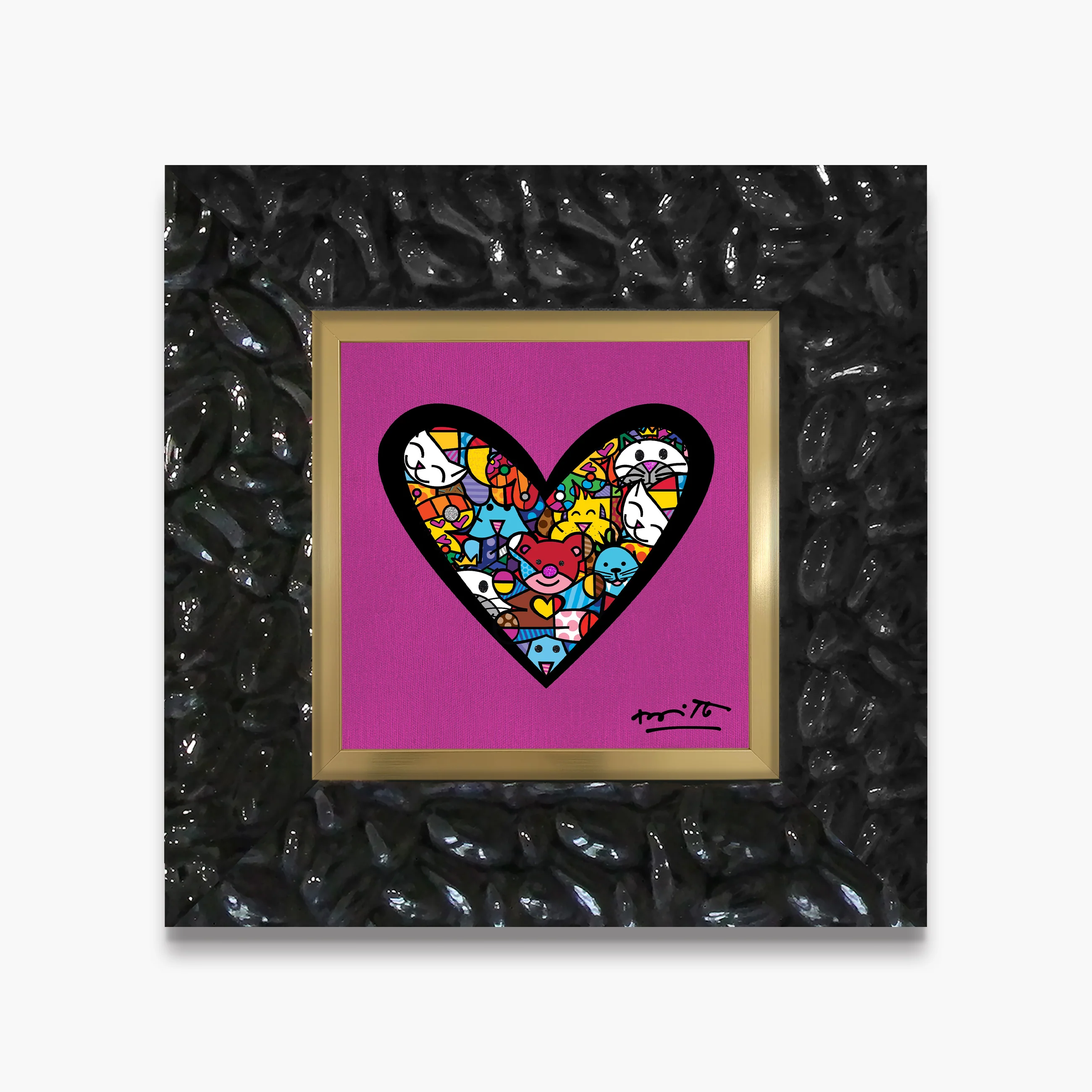 I Love Animals (Metallic Magenta) - Limited Edition Print - Image 10
