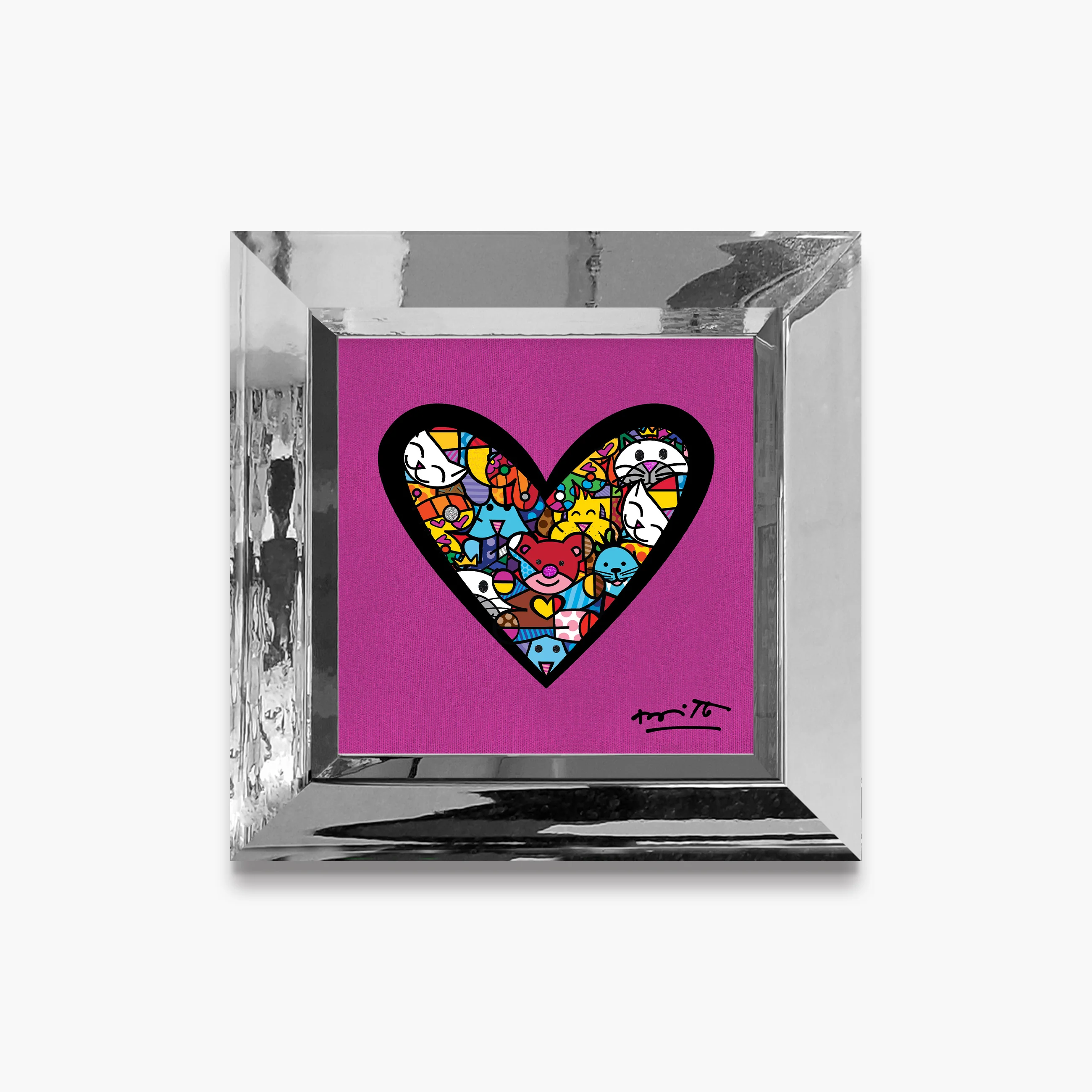 I Love Animals (Metallic Magenta) - Limited Edition Print - Image 12