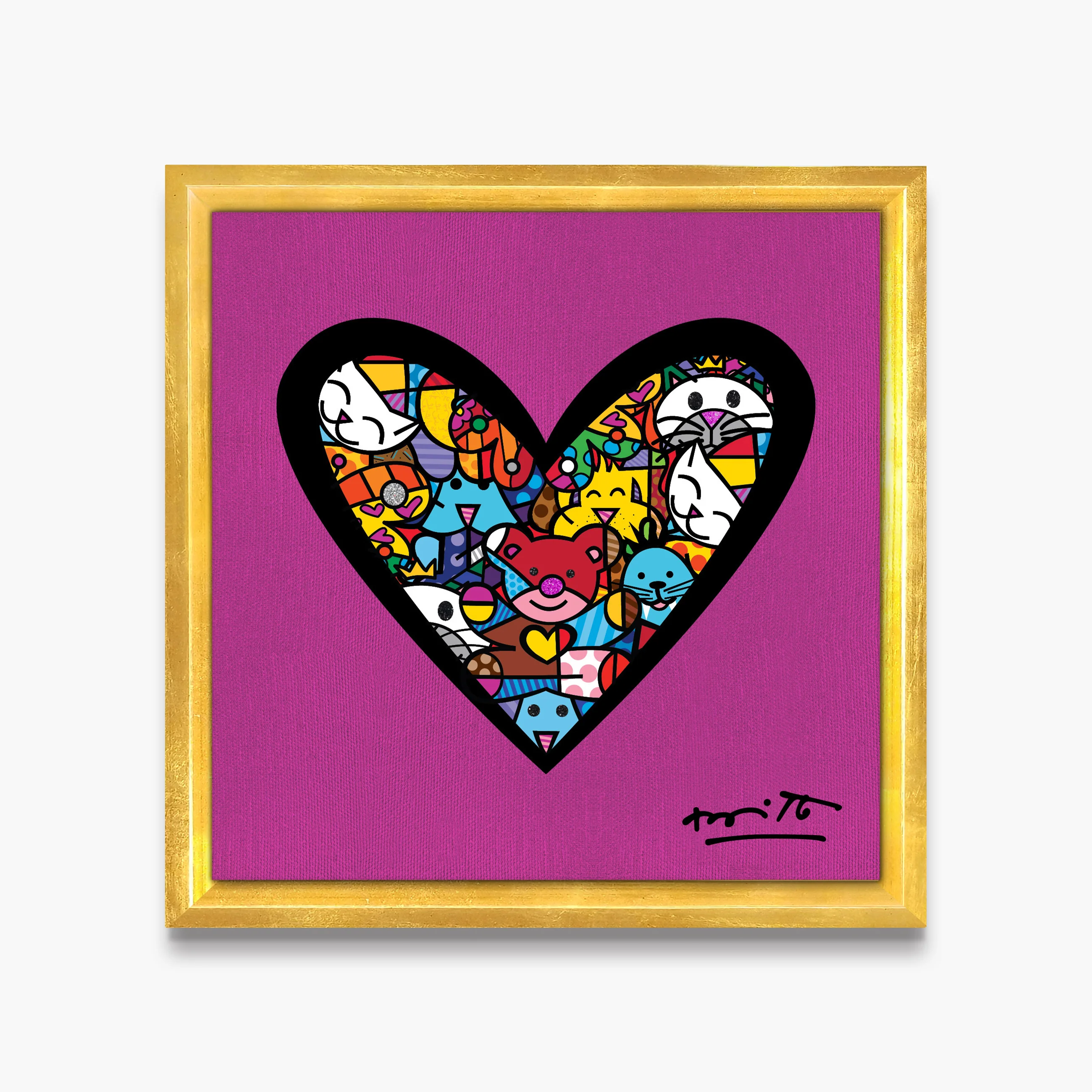 I Love Animals (Metallic Magenta) - Limited Edition Print - Image 13