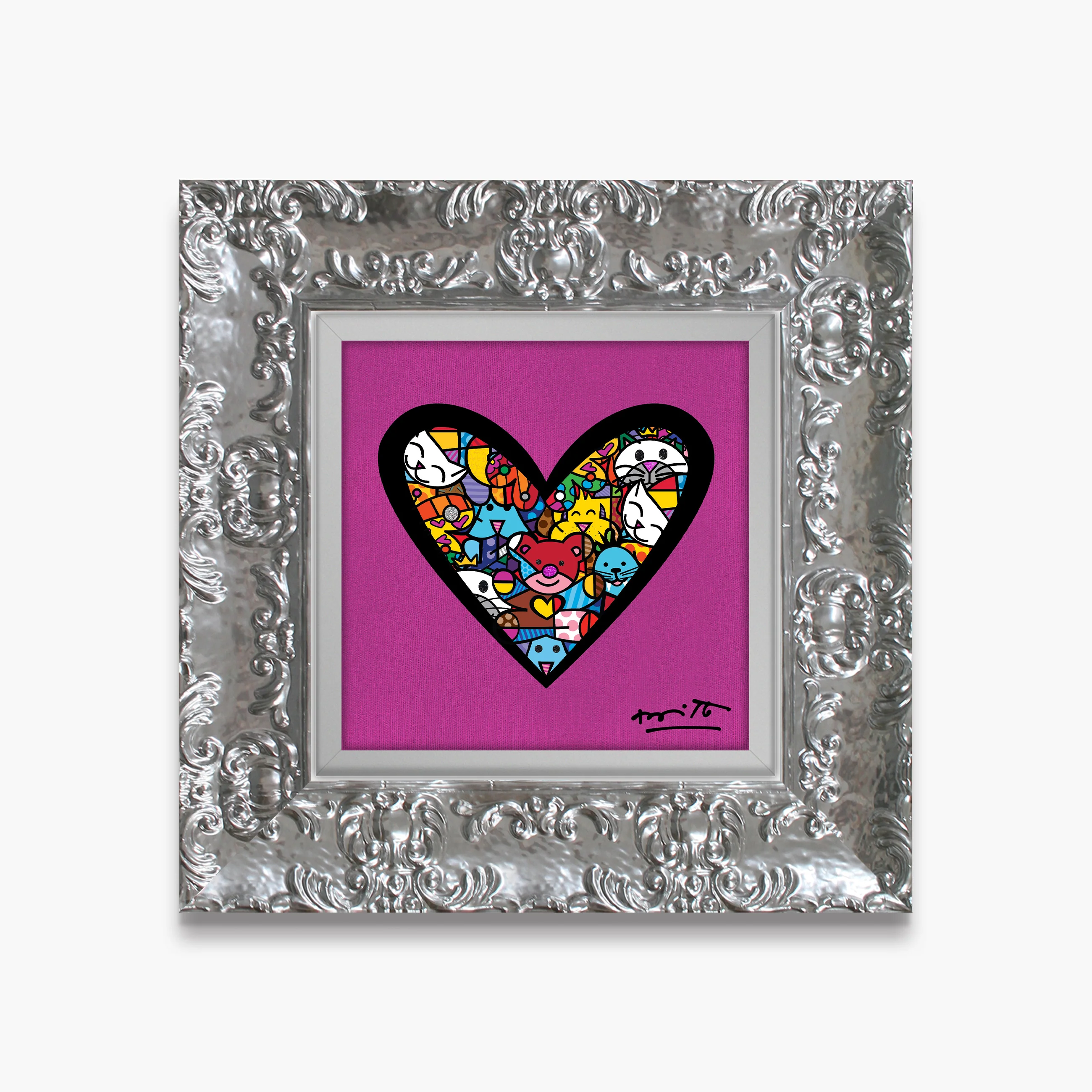 I Love Animals (Metallic Magenta) - Limited Edition Print - Image 15