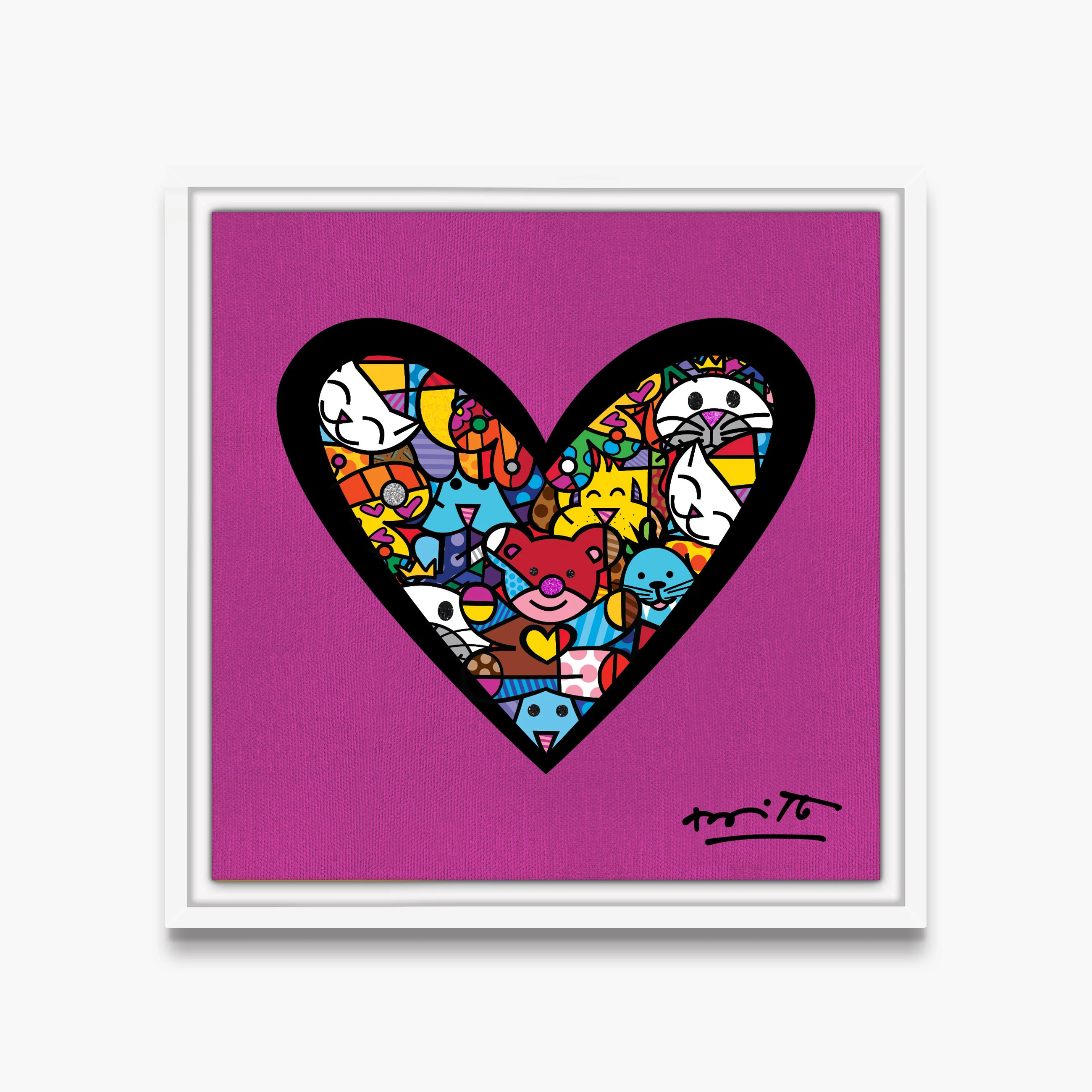 I Love Animals (Metallic Magenta) - Limited Edition Print - Image 16