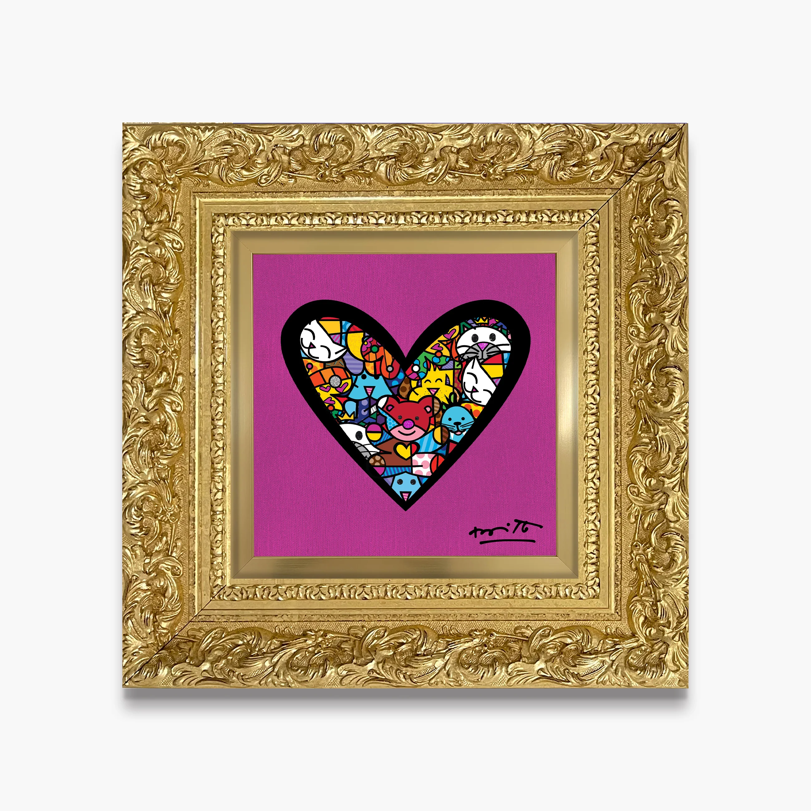 I Love Animals (Metallic Magenta) - Limited Edition Print - Image 31