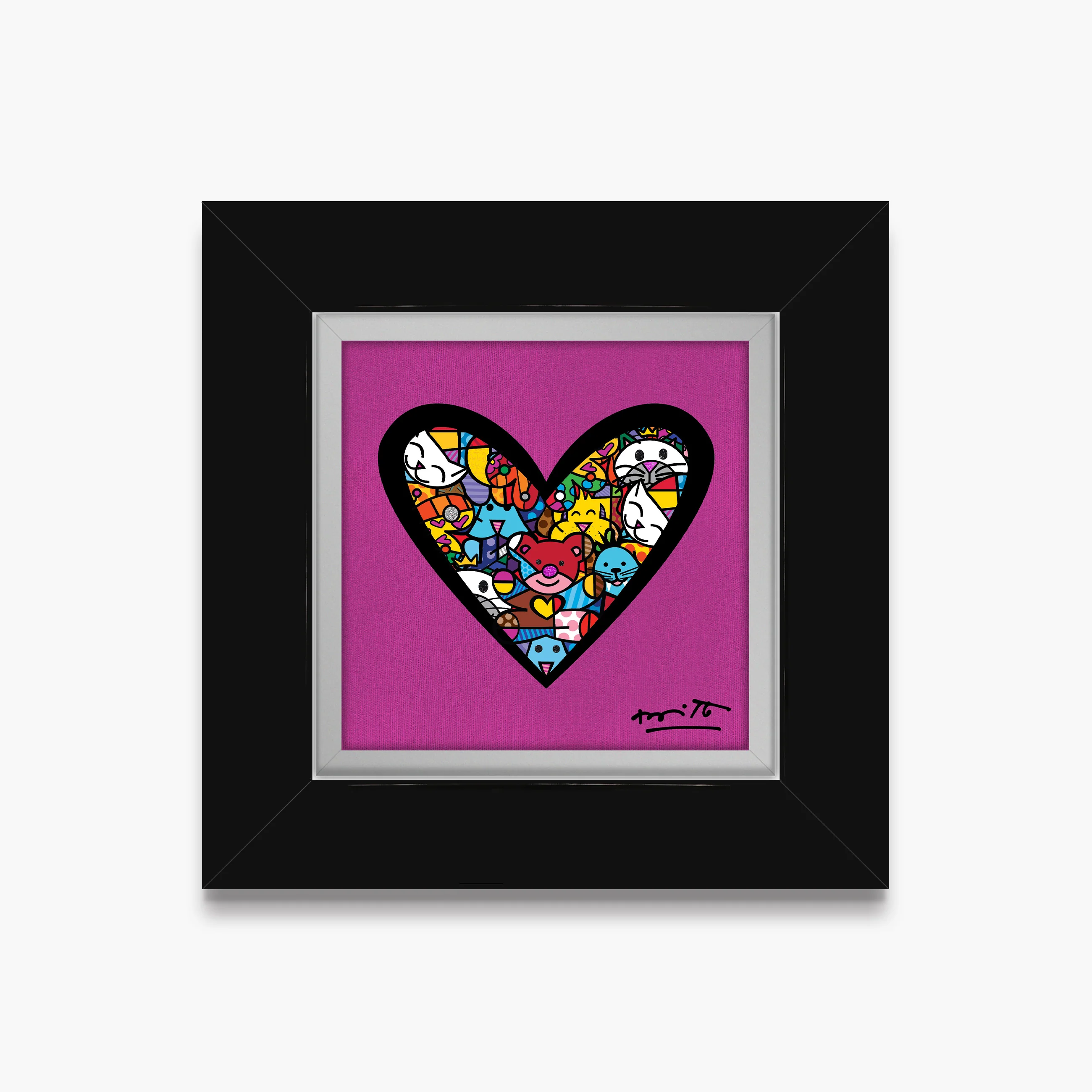 I Love Animals (Metallic Magenta) - Limited Edition Print - Image 6