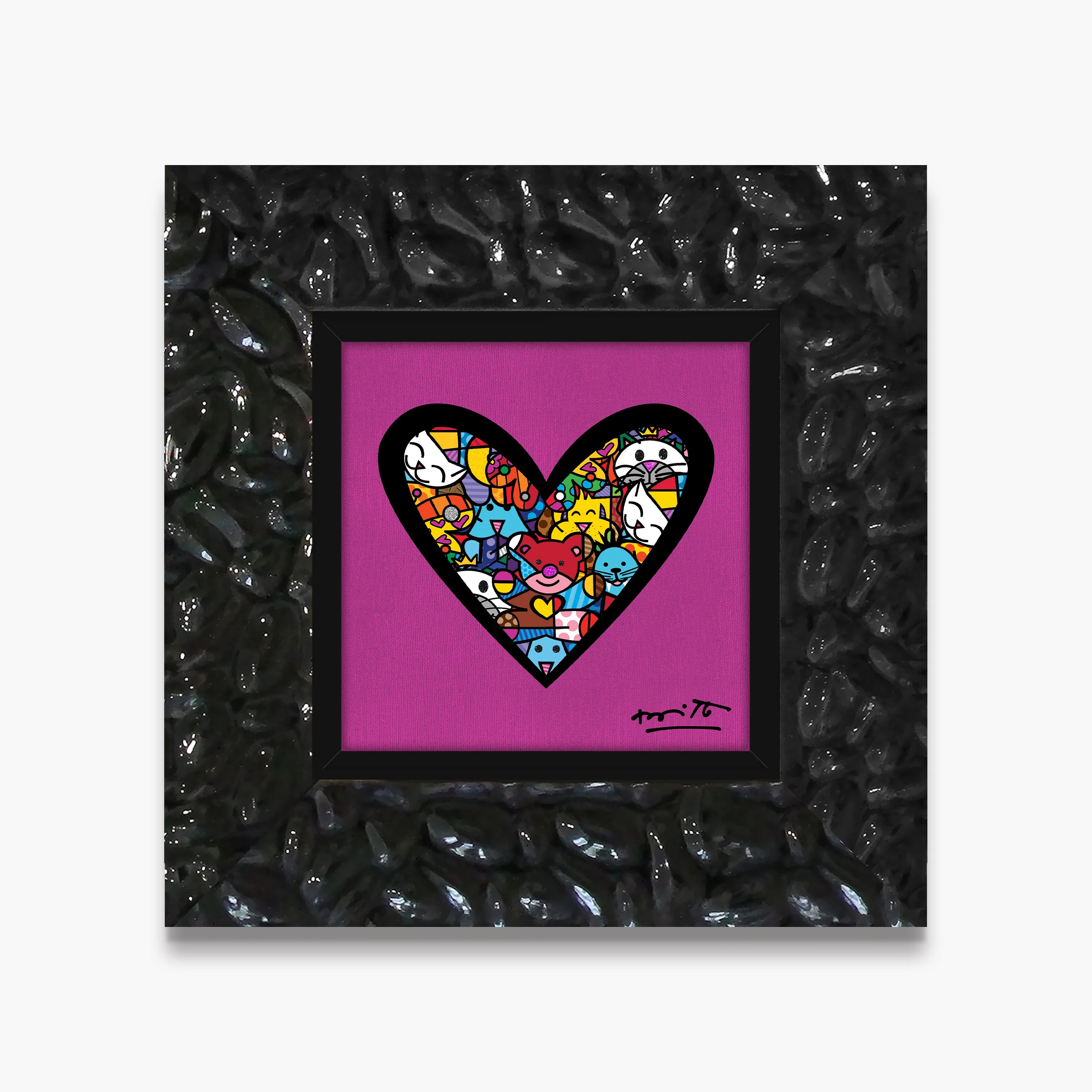 I Love Animals (Metallic Magenta) - Limited Edition Print - Image 9