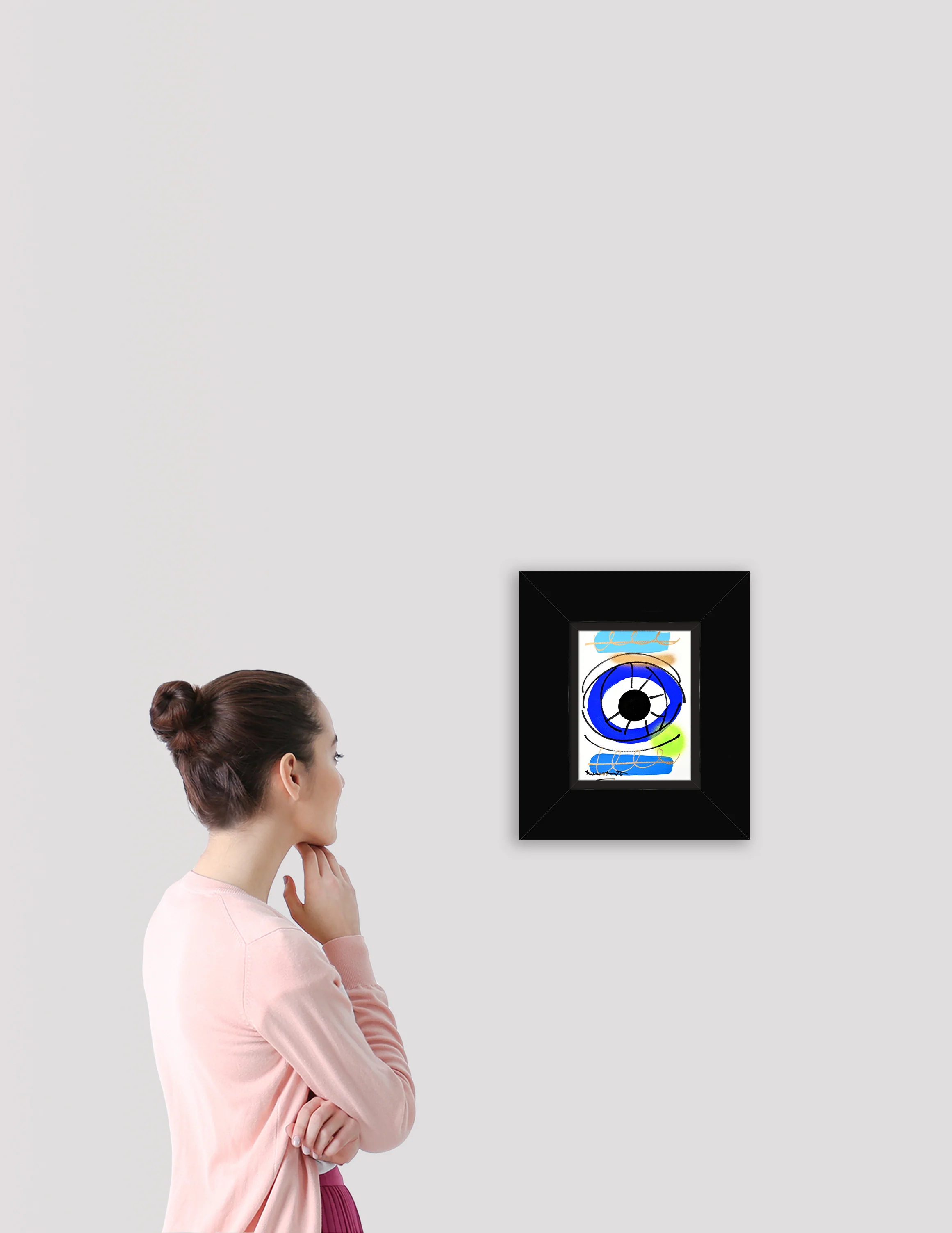 JUST LOVE (EYE)- Original Drawing - Image 3