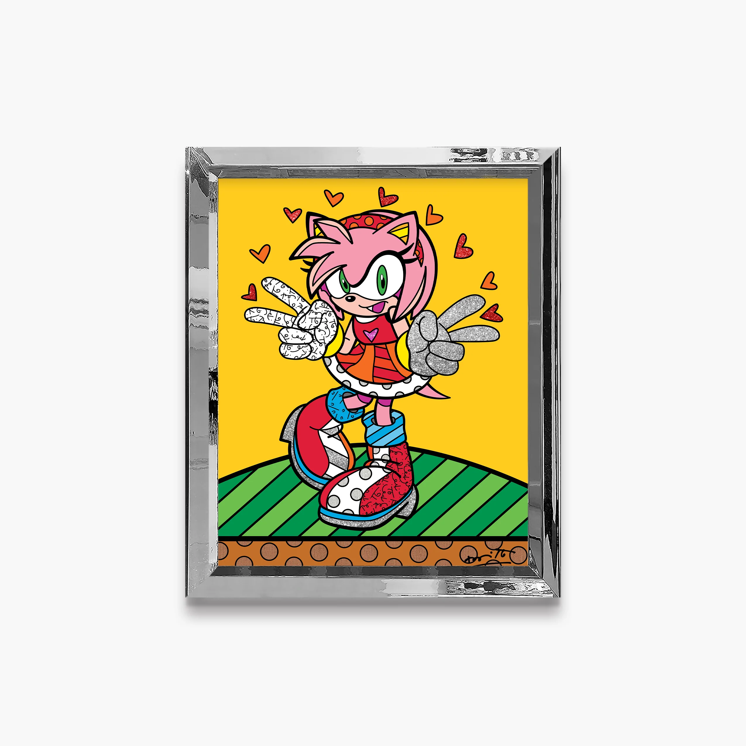 Kawaii Amy Rose - Sega By Britto - Limited Edition Print - Image 17