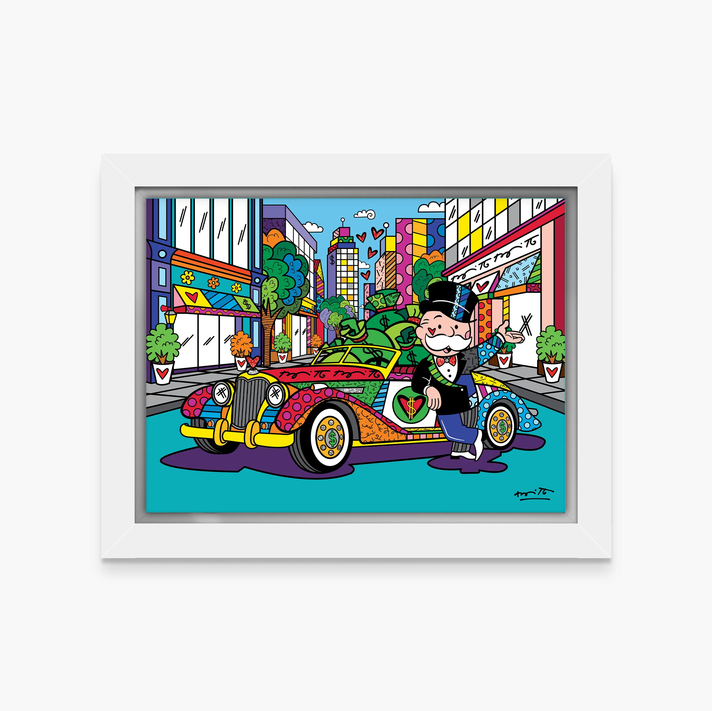 King Of The Town (Monopoly By Britto) - Limited Edition Print - Image 8