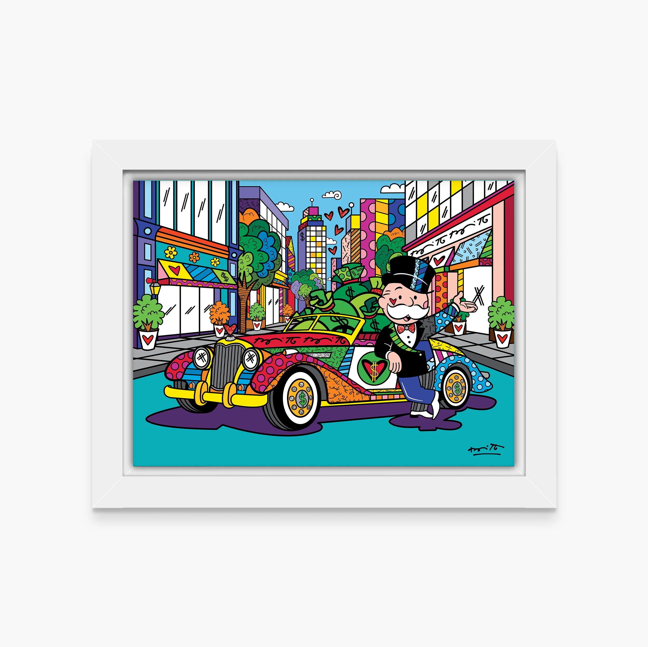 King Of The Town (Monopoly By Britto) - Limited Edition Print - Image 9