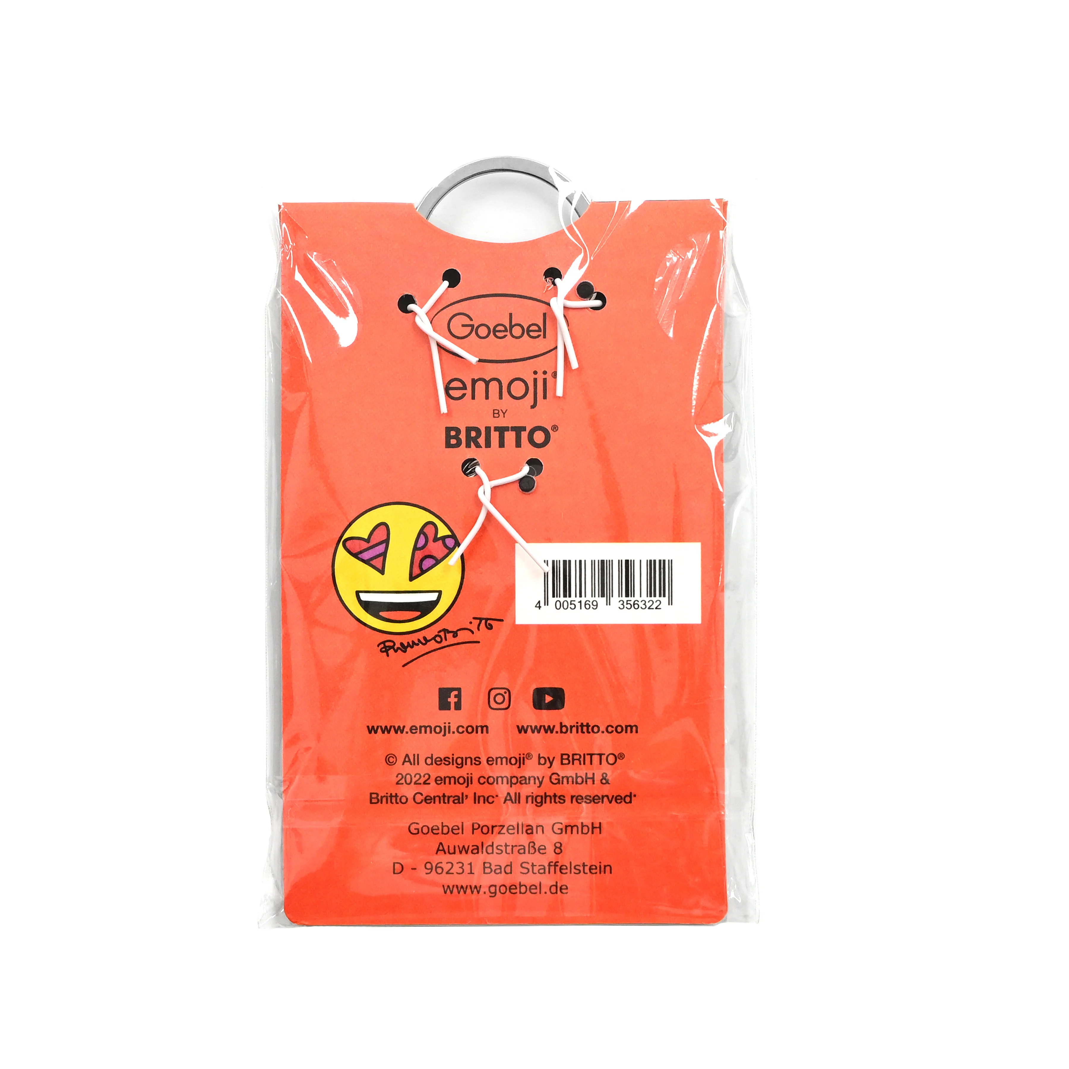 Kiss Emoji Britto Keychain - Image 3