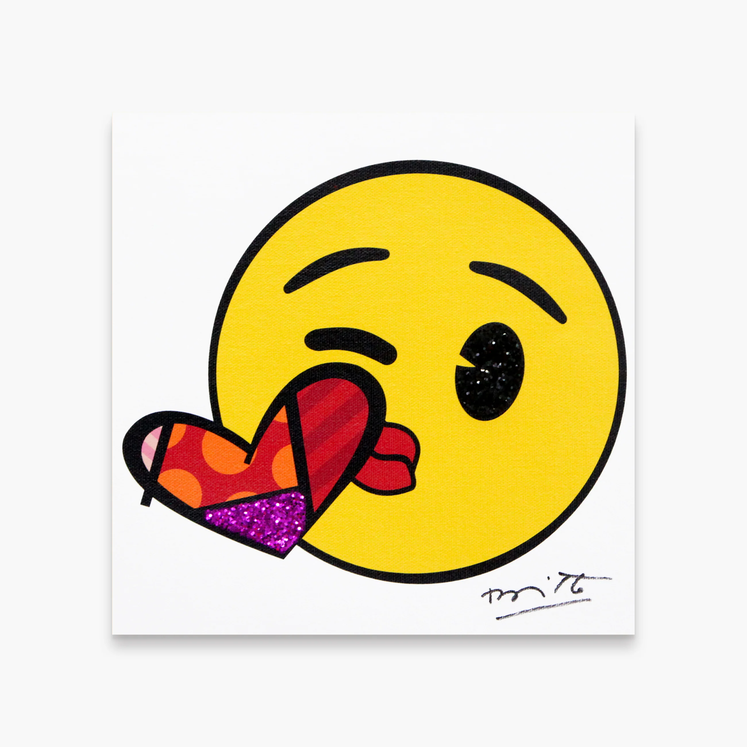 Kisses For You - Emoji By Britto - Limited Edition Prints