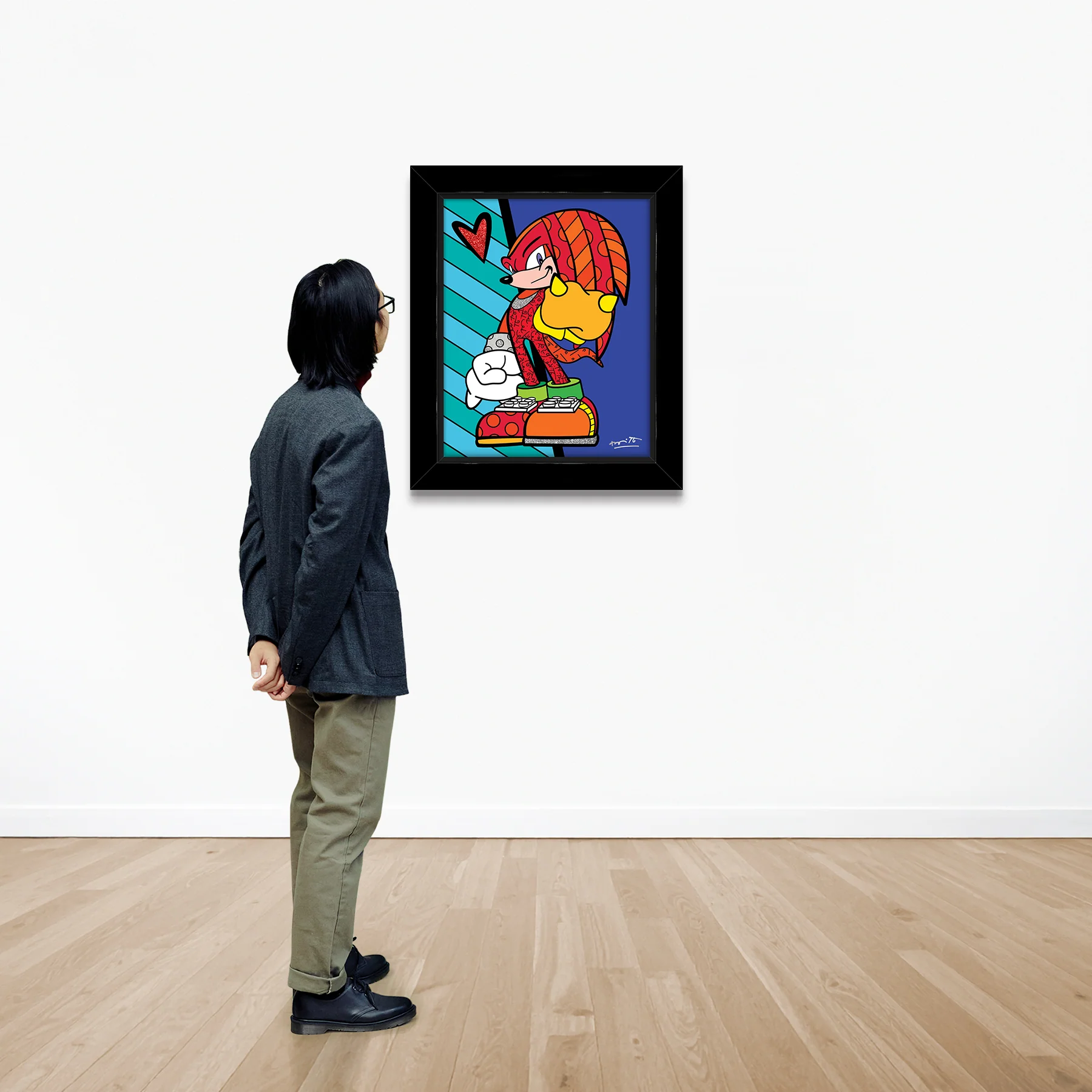 Knuckles Hammer Punch - Sega By Britto - Limited Edition Print - Image 2