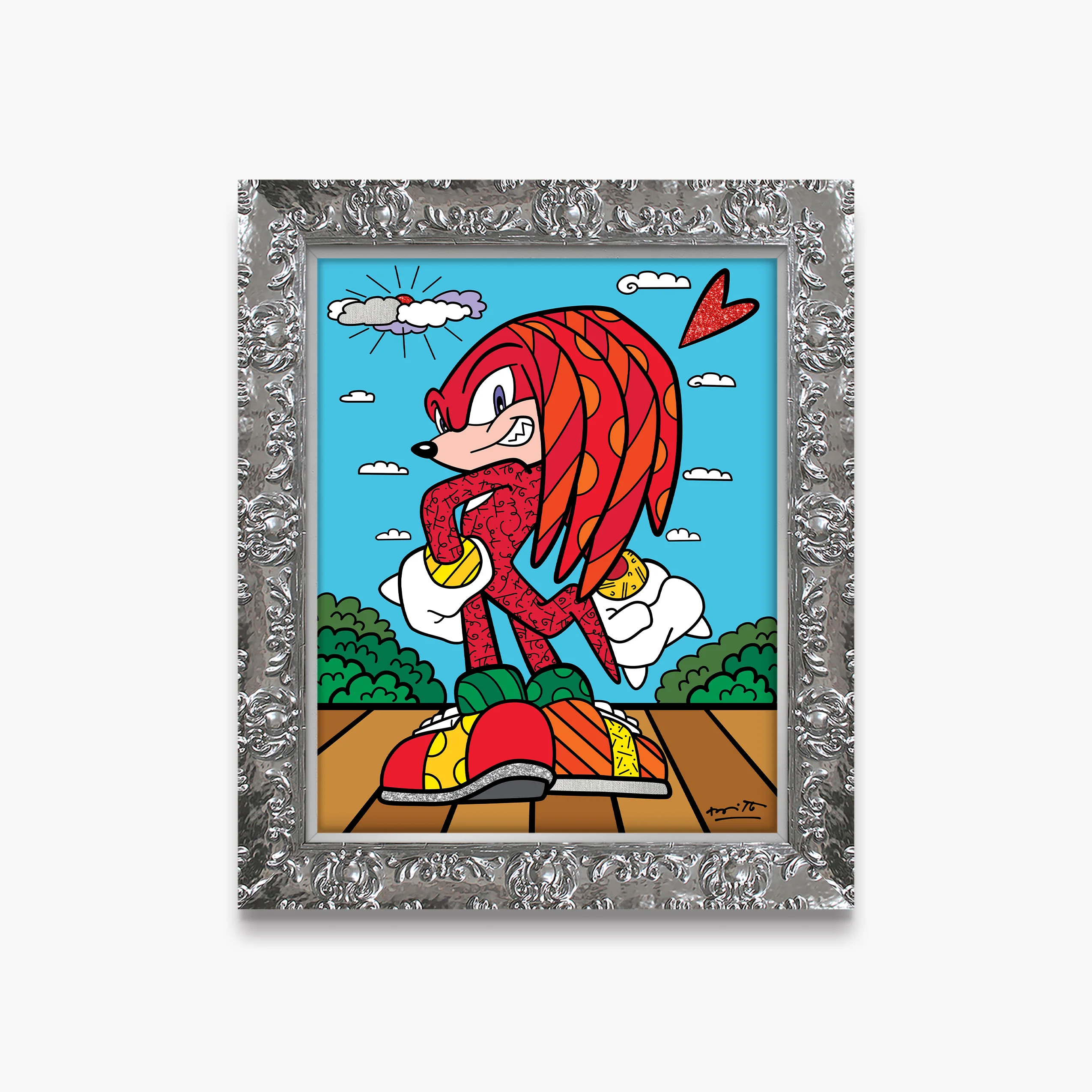 Knuckles The Echidna - Sega By Britto - Limited Edition Print - Image 12