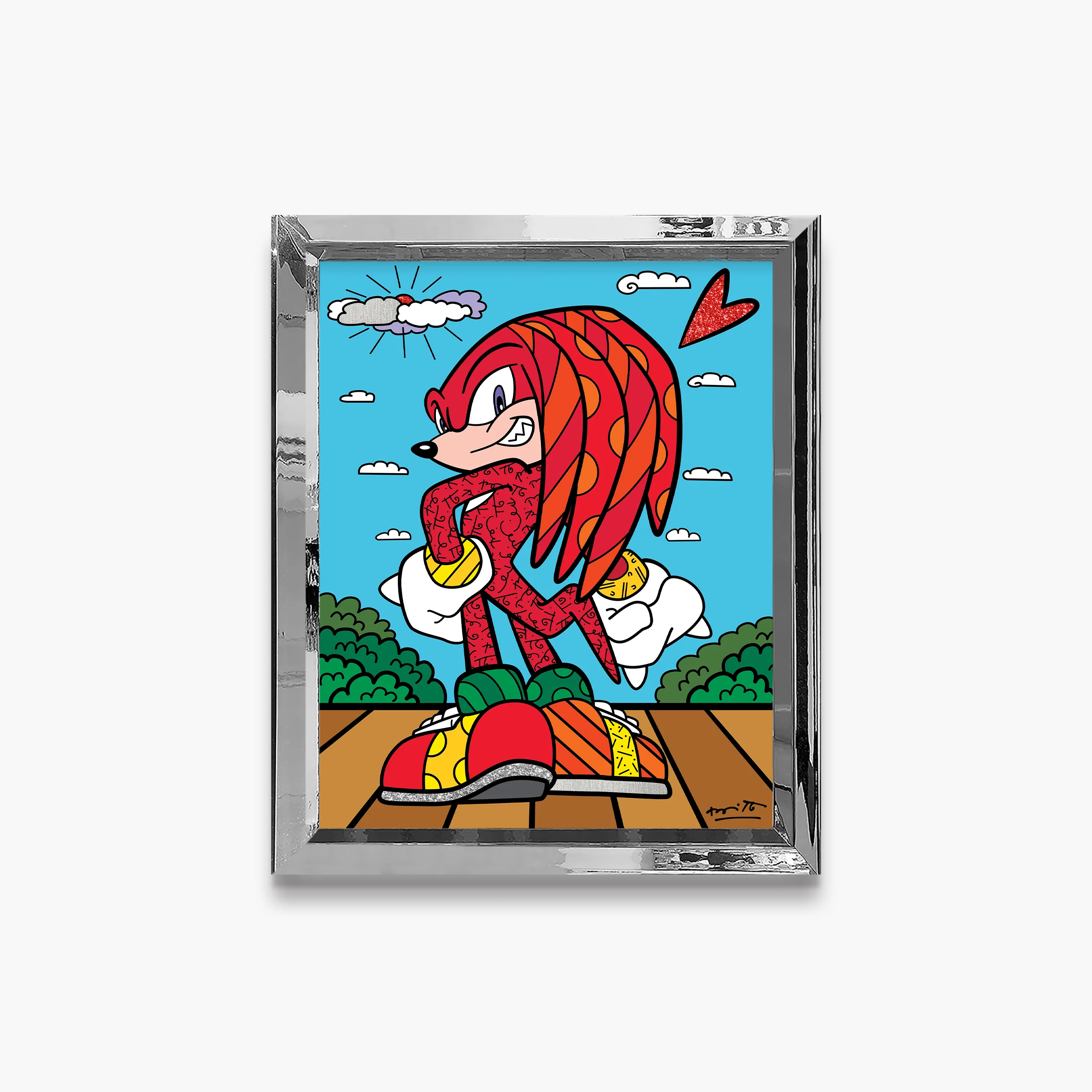 Knuckles The Echidna - Sega By Britto - Limited Edition Print - Image 17