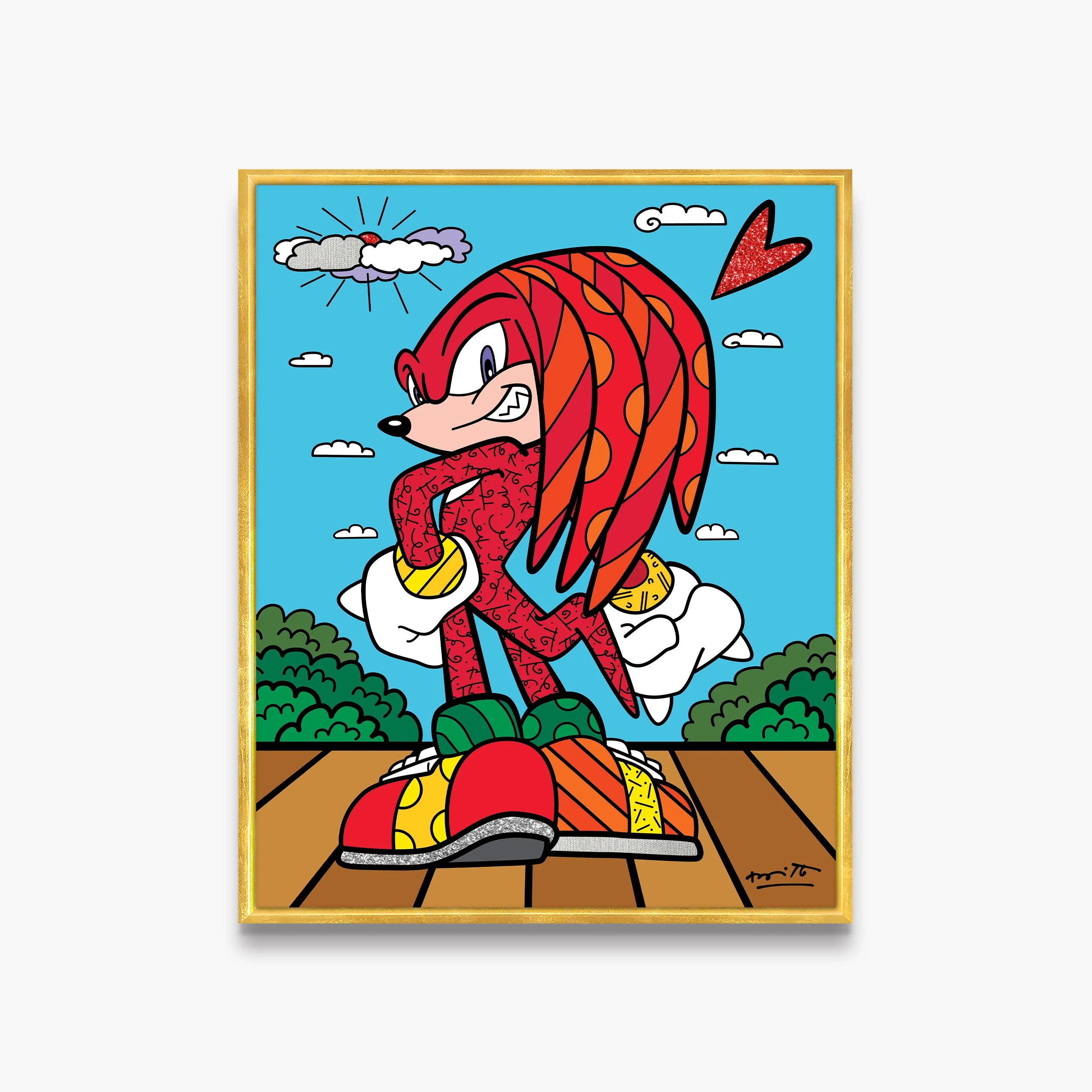 Knuckles The Echidna - Sega By Britto - Limited Edition Print - Image 19
